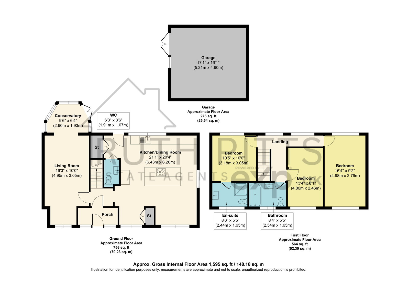 16, Hillcrest Close, Castleford floorplan