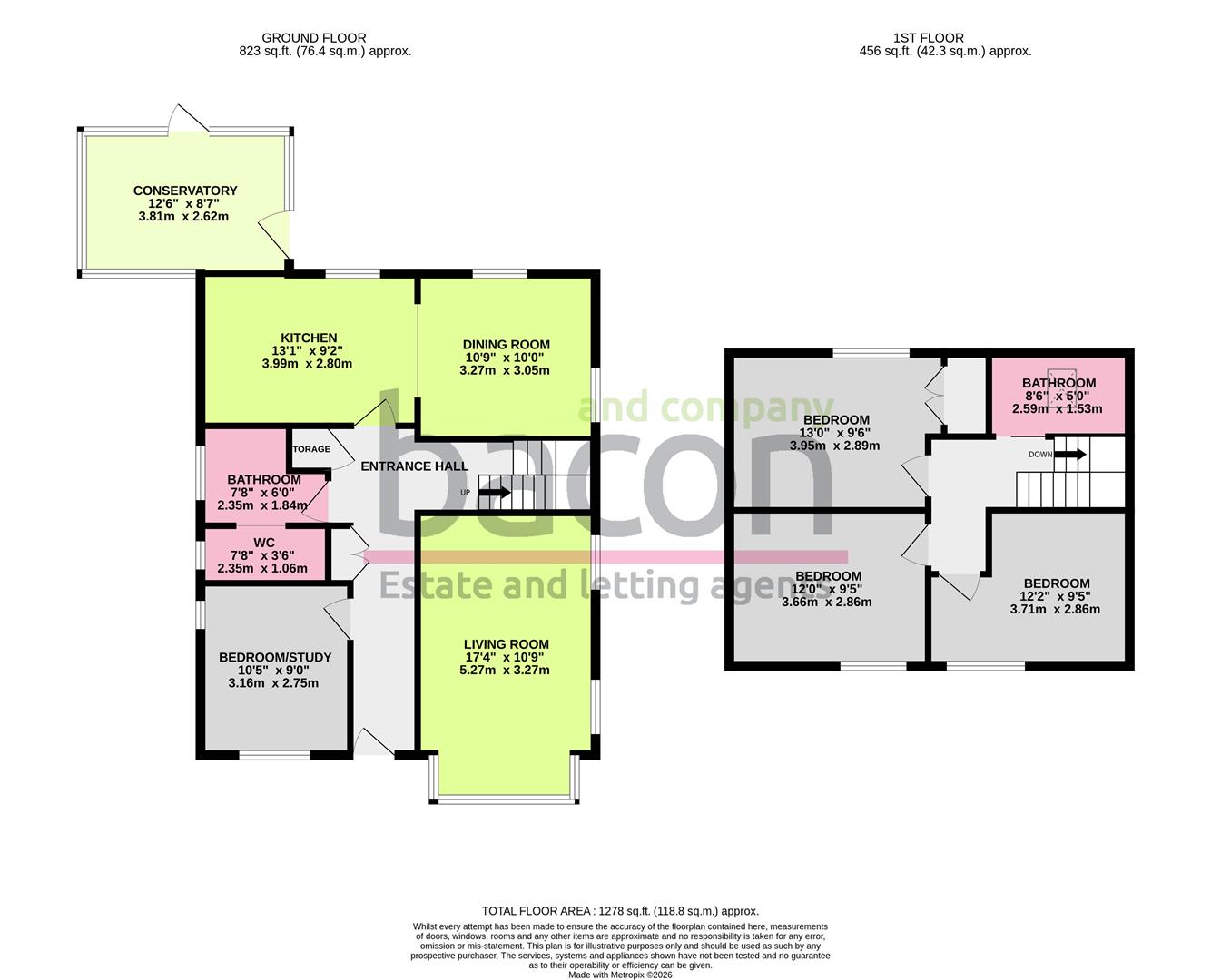 13, Church Close, Lancing floorplan