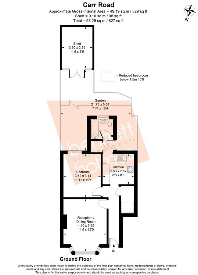 181, Carr Road, Northolt floorplan