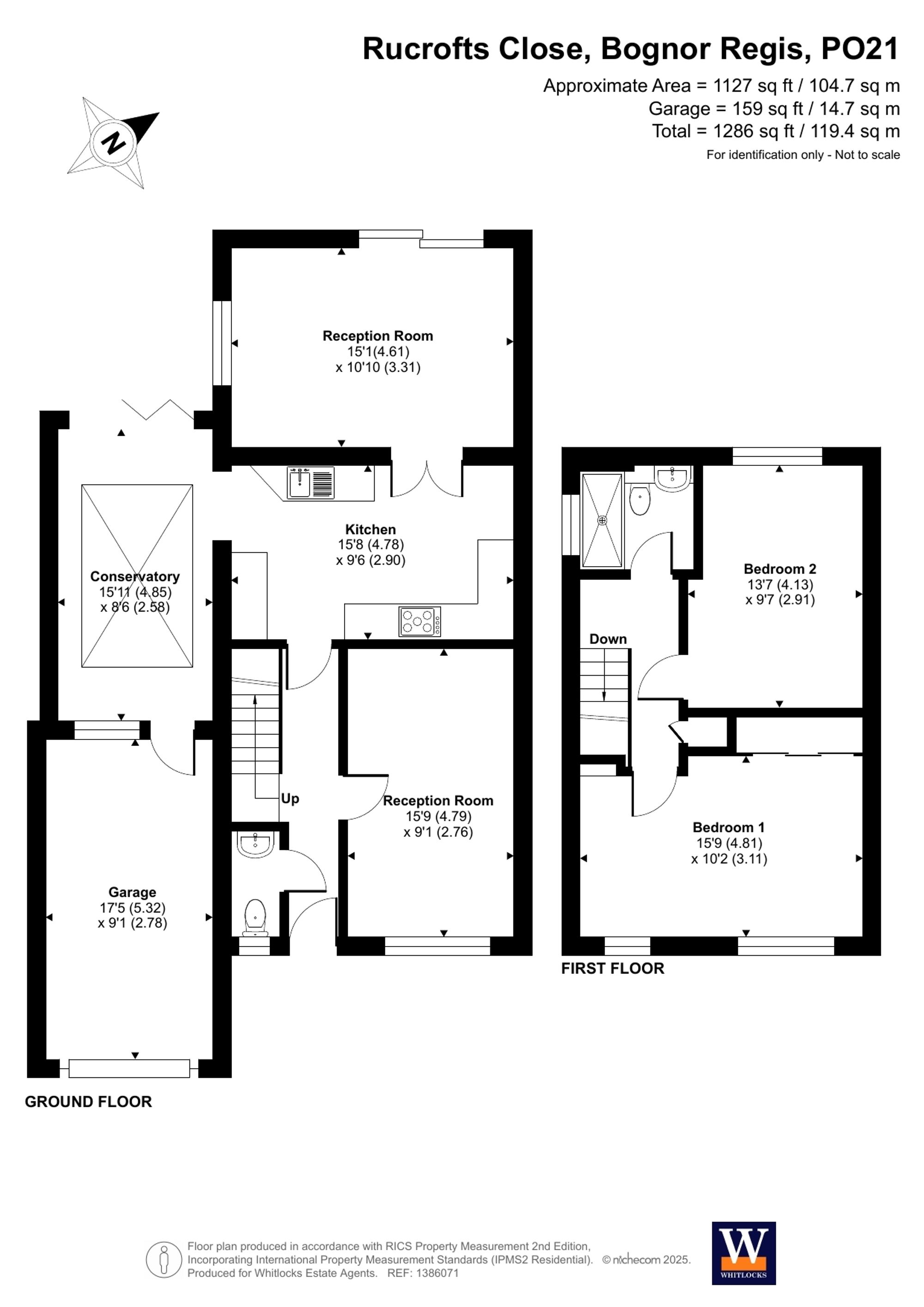 Rucrofts Close, Aldwick, Bognor Regis, PO21 floorplan