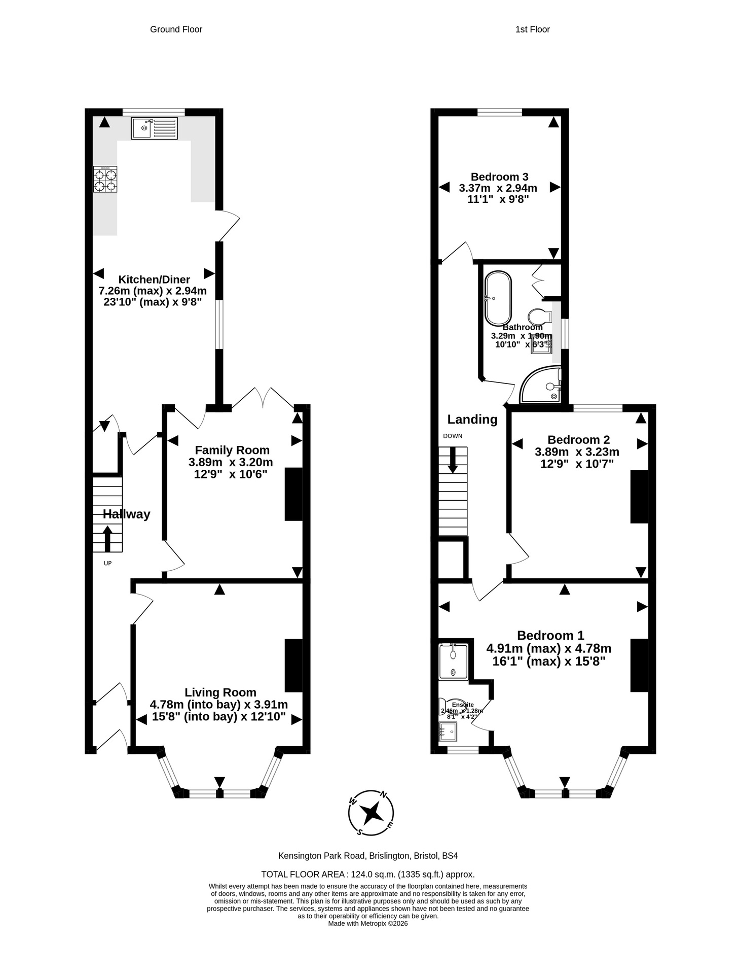 10 Kensington Park Road, BRISTOL floorplan