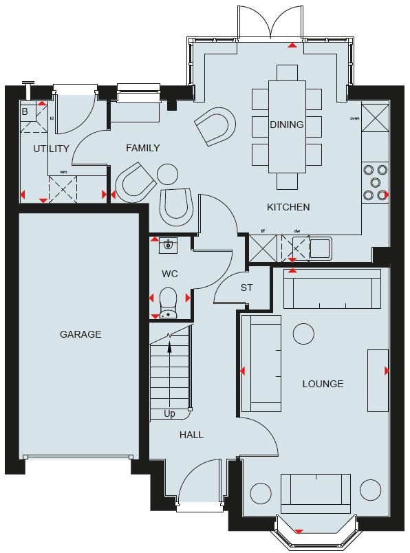 H84249, New Lane, Huntington, York floorplan