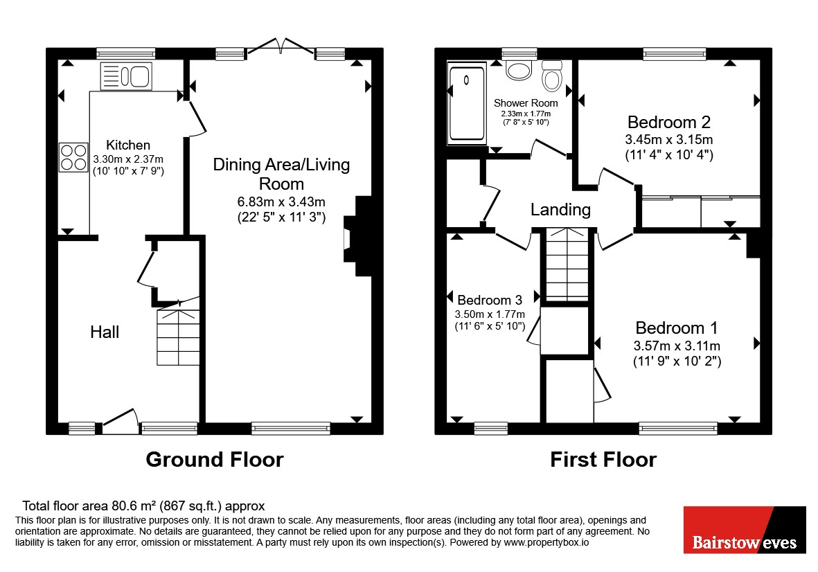 95, Listowel Crescent, Nottingham floorplan