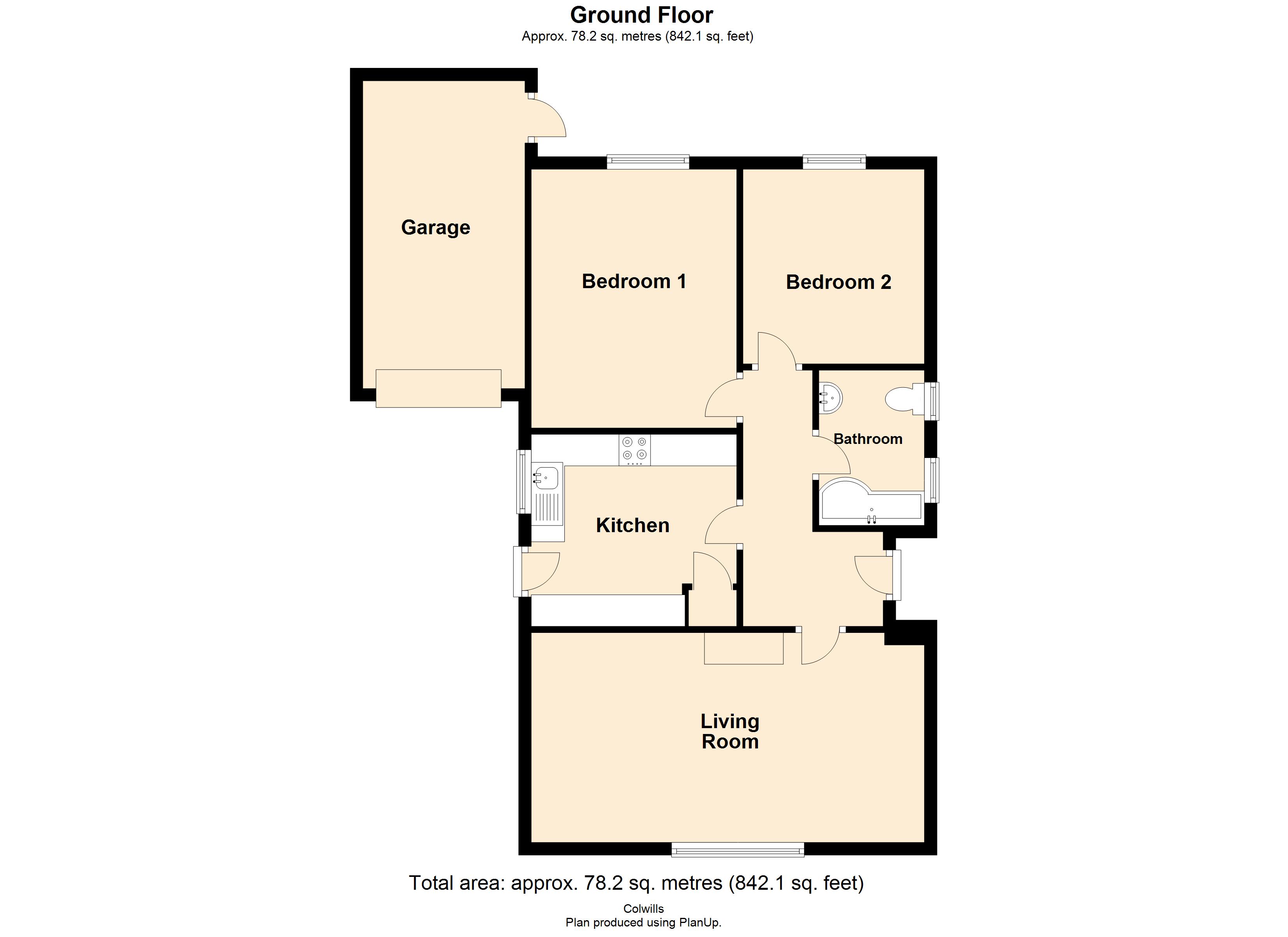 20, Orchard Close, Bude floorplan