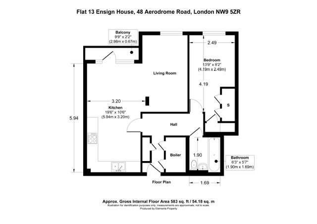 Ensign House, Aerodrome Road, London floorplan