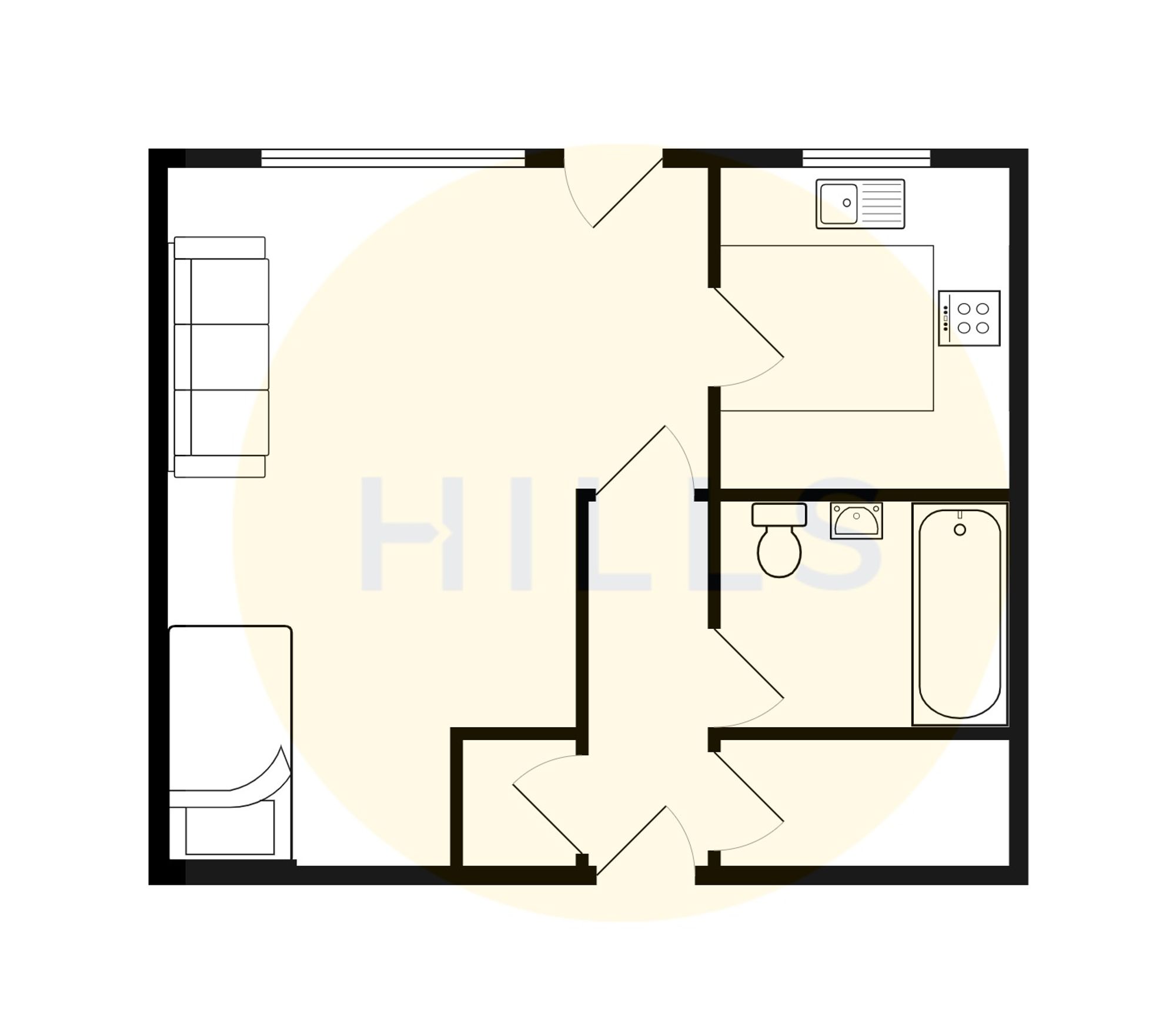 Sandwich Road, Manchester floorplan