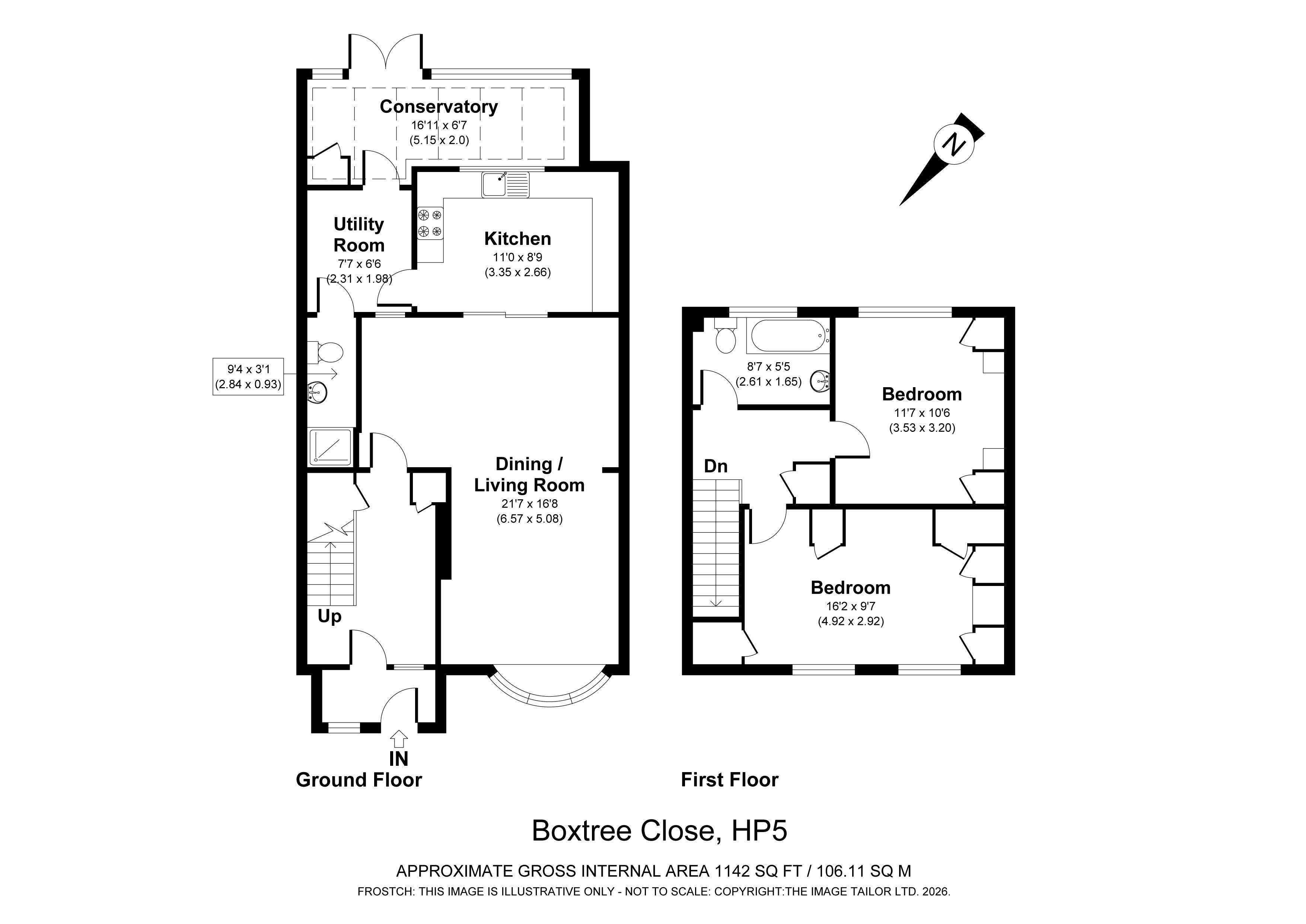 6, Box Tree Close, Buckinghamshire floorplan