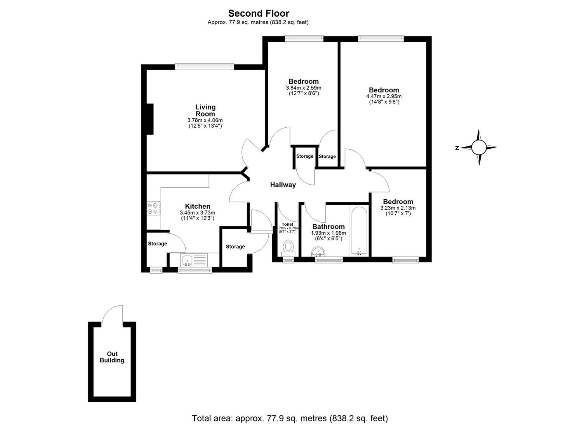 17 Aldborough Court, Aldborough Road North, Ilford floorplan