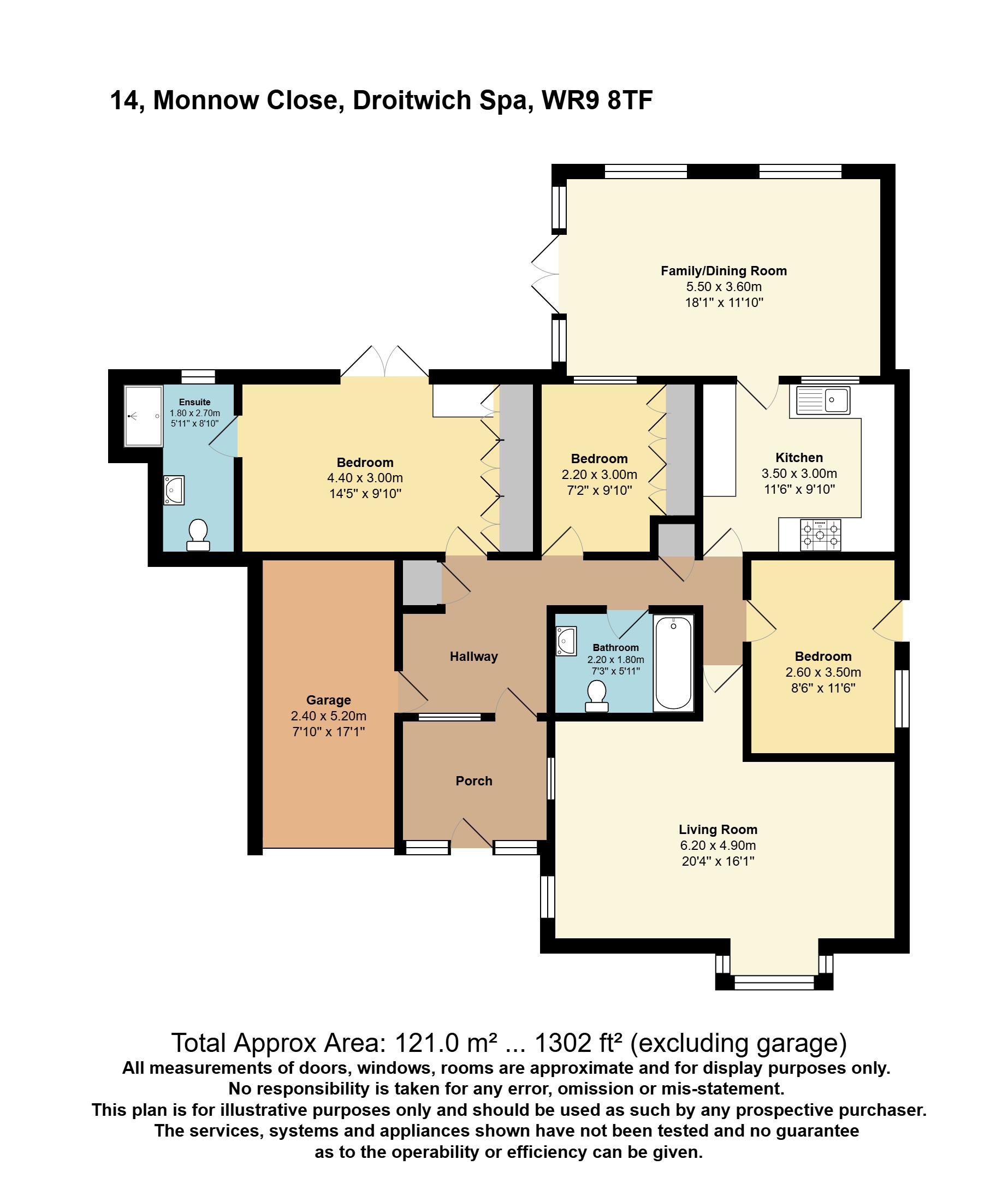 Monnow Close, Worcestershire floorplan
