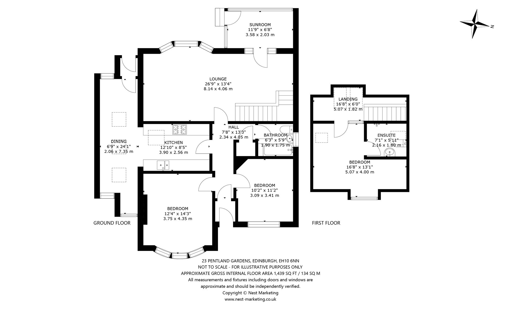 23 Pentland Gardens, Edinburgh floorplan