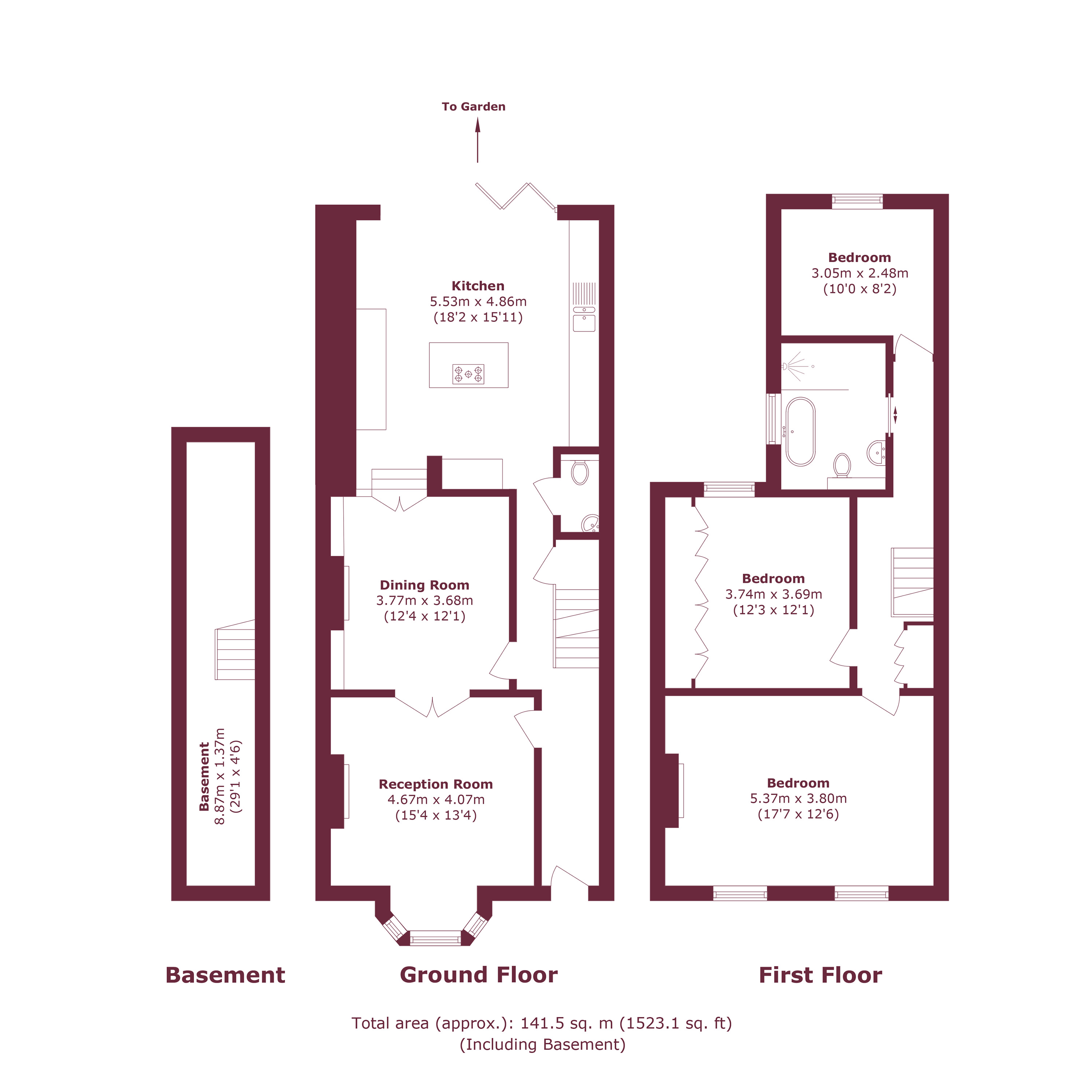 45, Lavender Grove, London floorplan