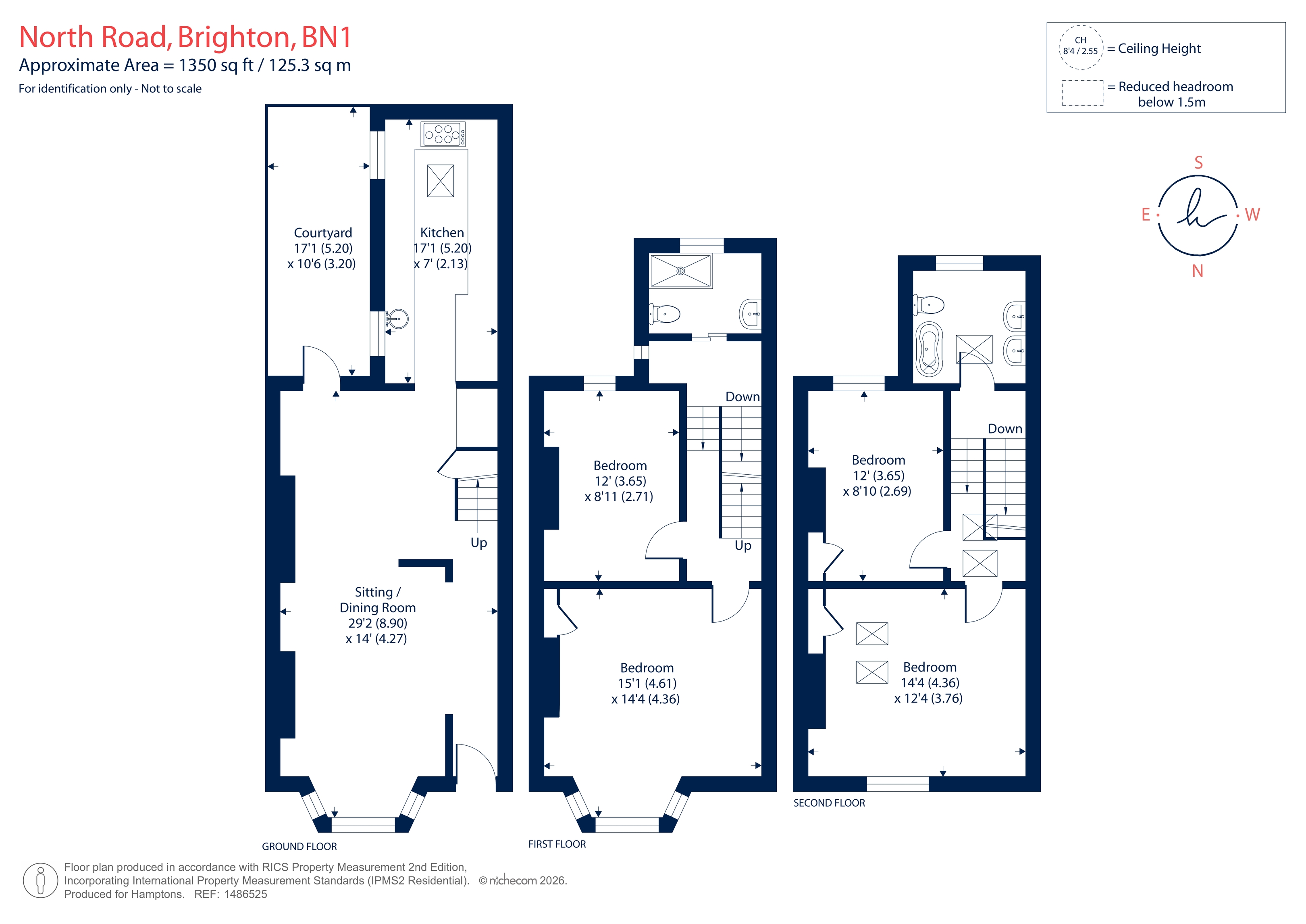 53, North Road, Brighton floorplan