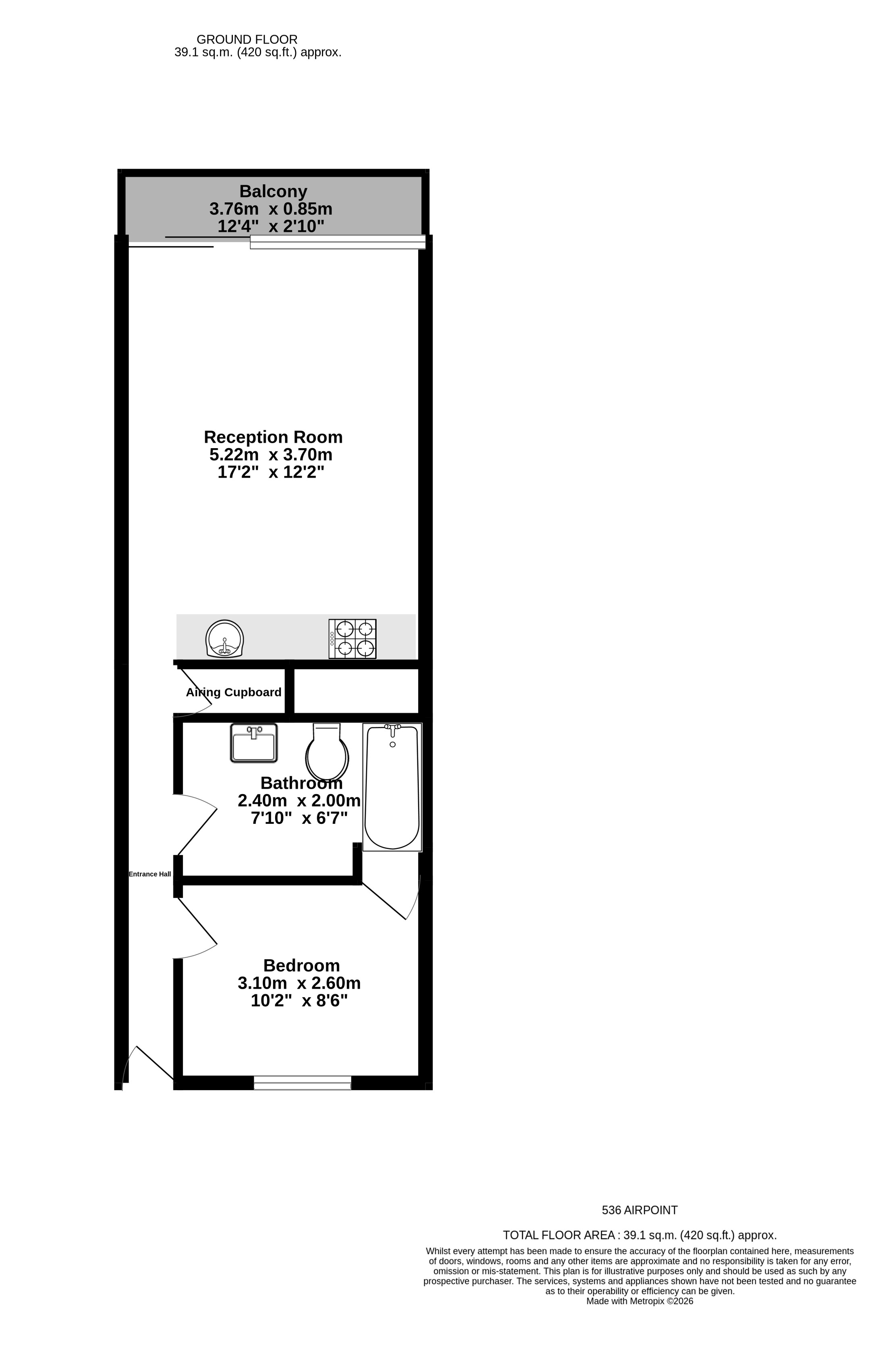 Skypark Road, Bristol floorplan