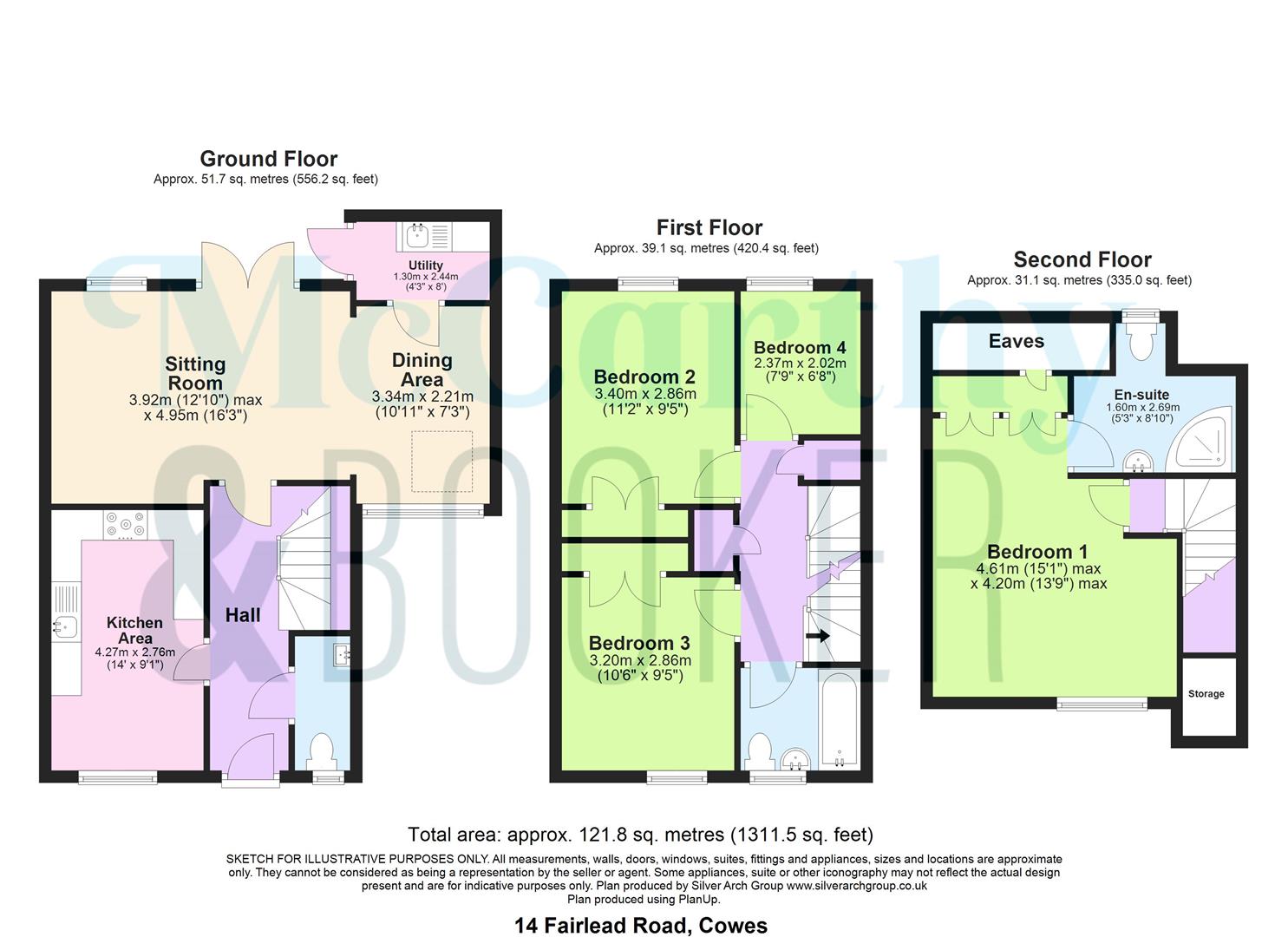 14, Fairlead Road, Cowes floorplan