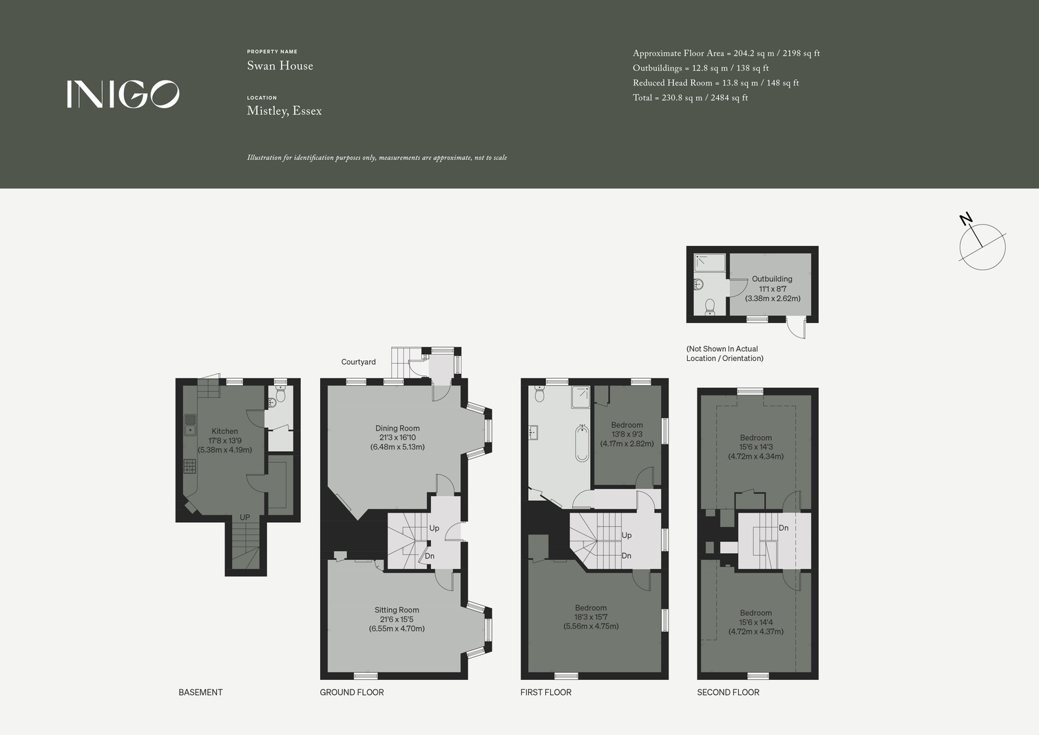 Swan House, High Street, Mistley floorplan
