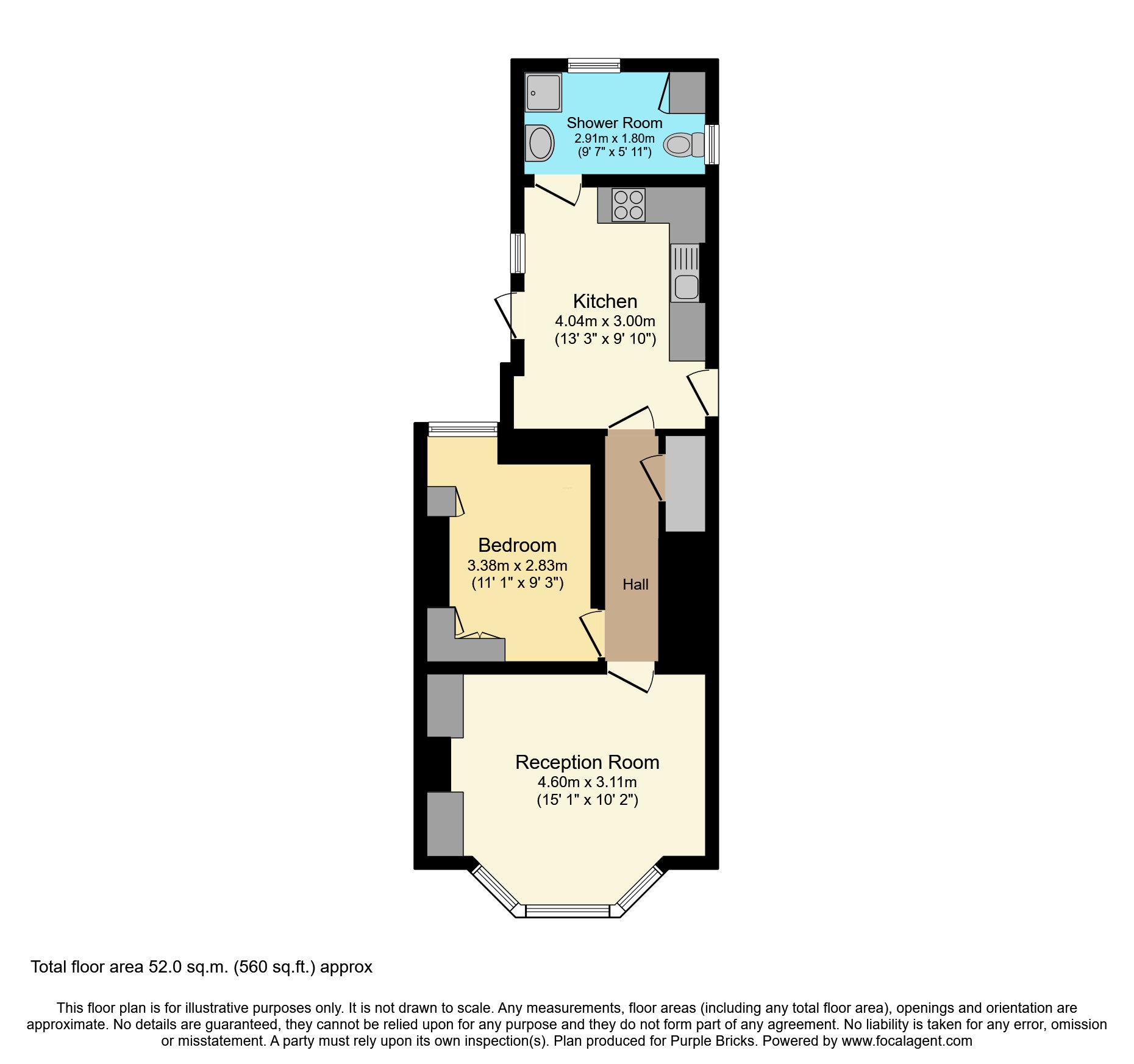 47a, Haydons Road, London floorplan