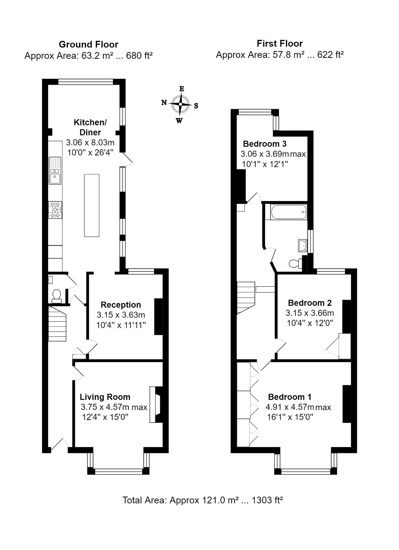 3 Bedrooms  for sale in Ditchling Road, Brighton BN1