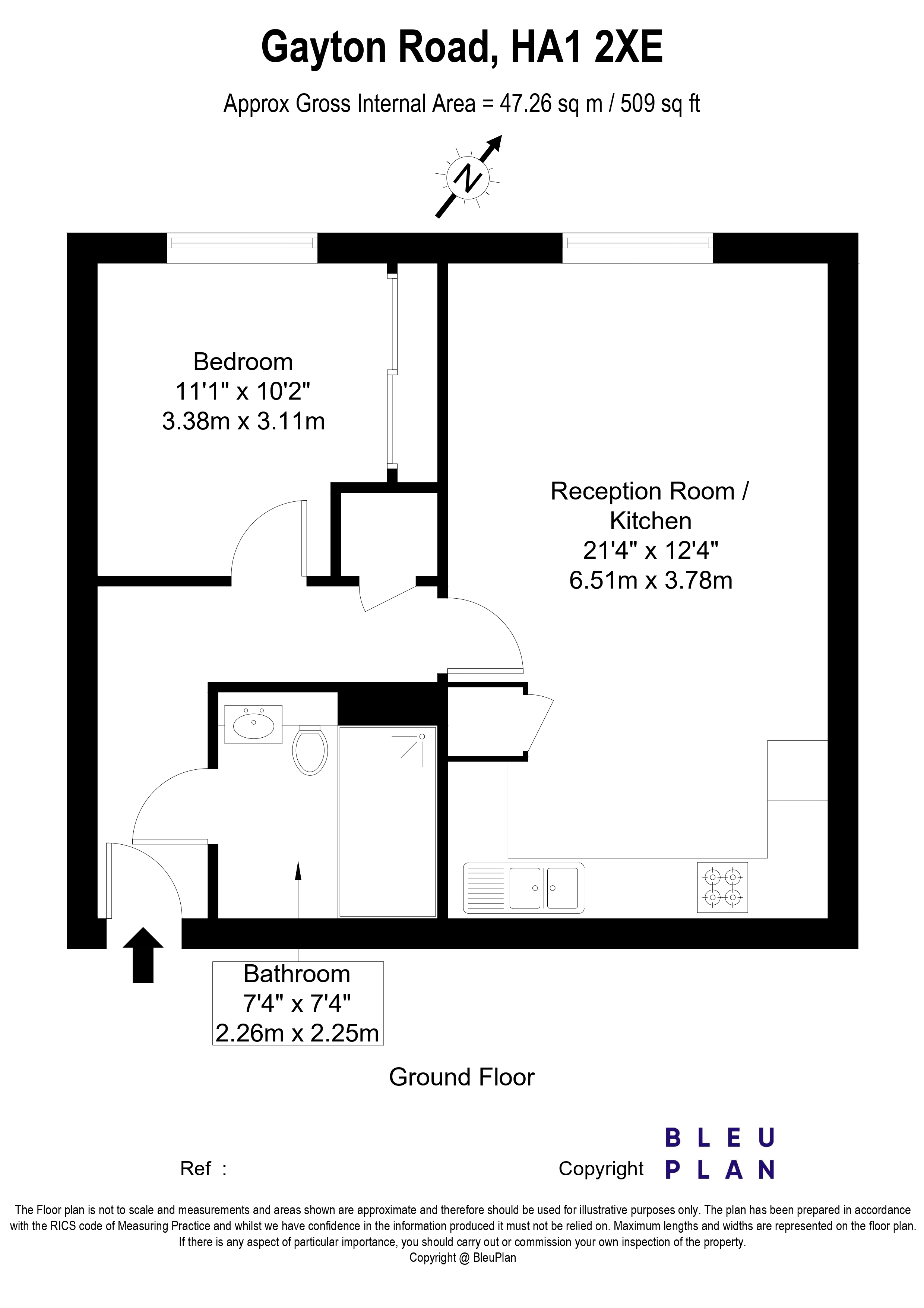 Baldwin House, Gayton Road, Harrow floorplan