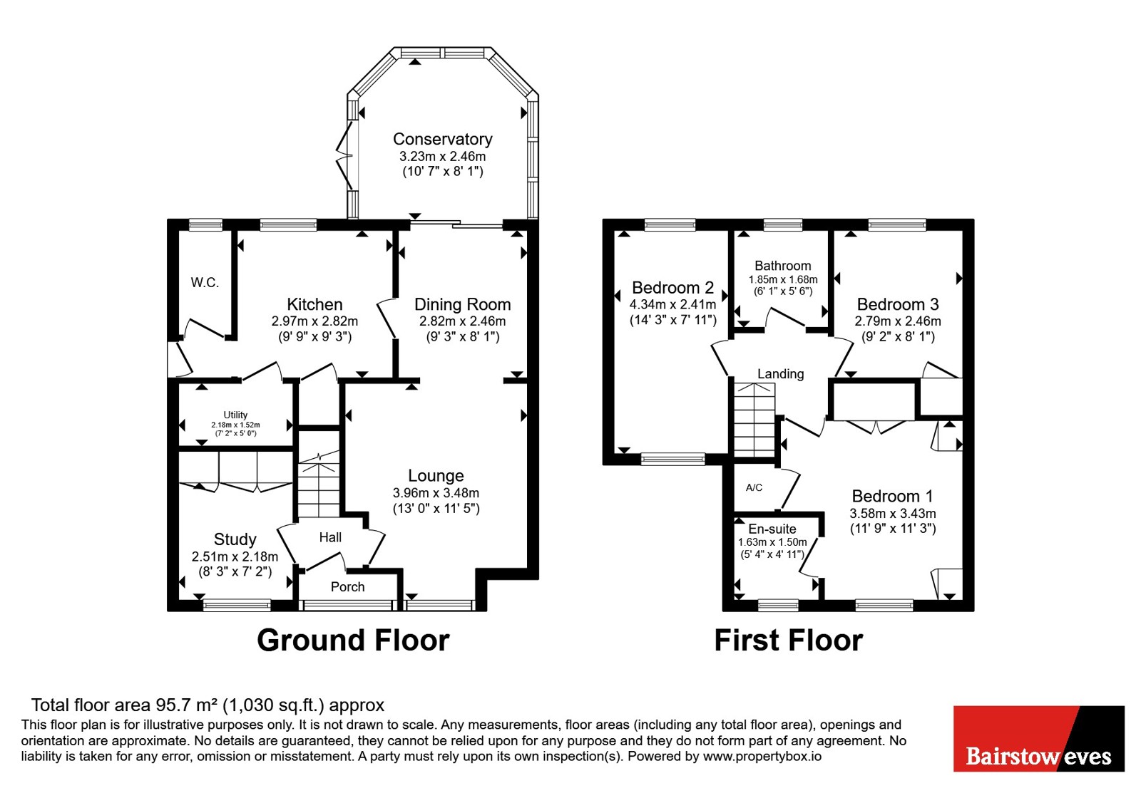 22, Choyce Close, Warwickshire floorplan