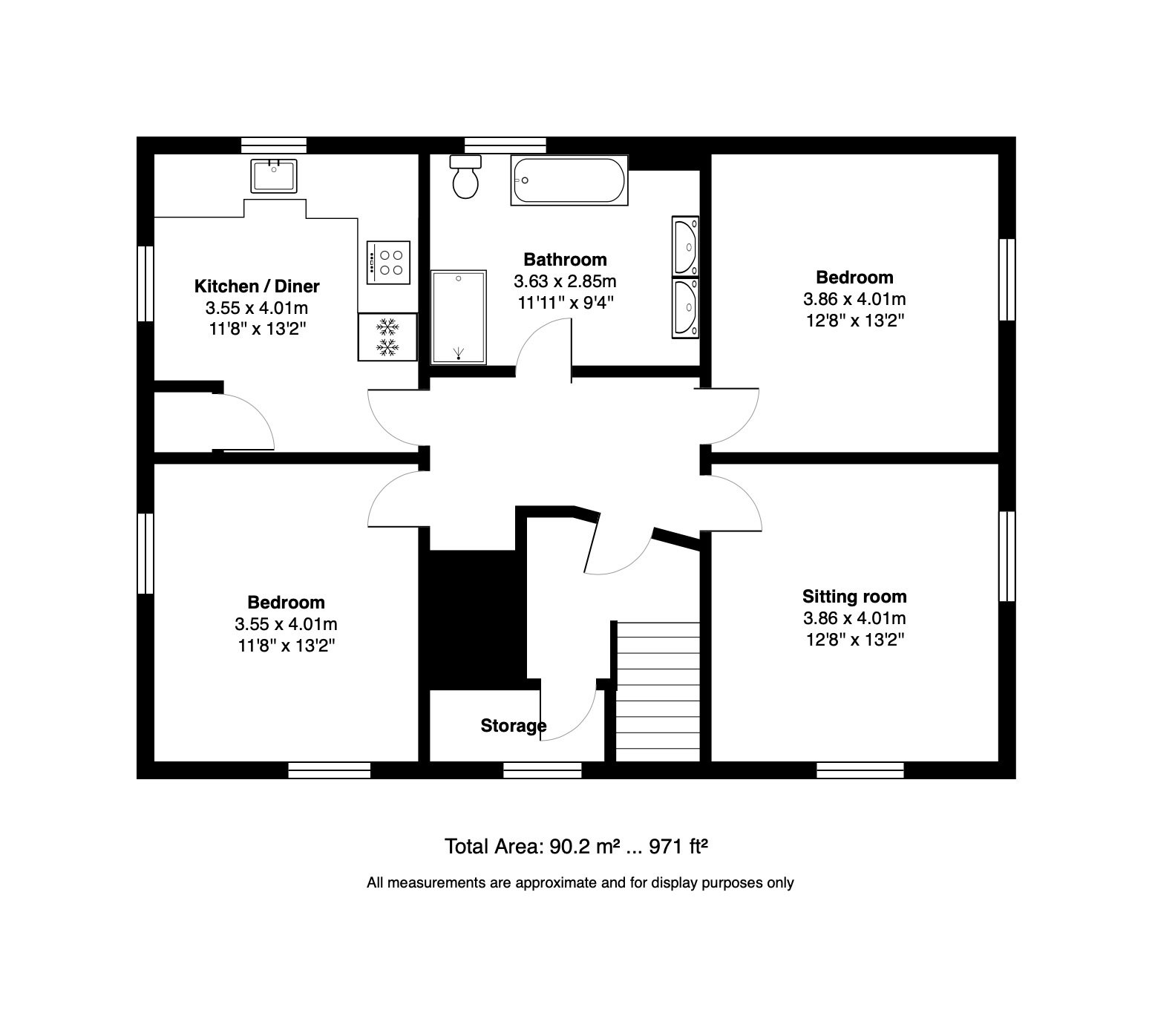 Florence House, 17,Flat 1, Church Road, Swindon floorplan