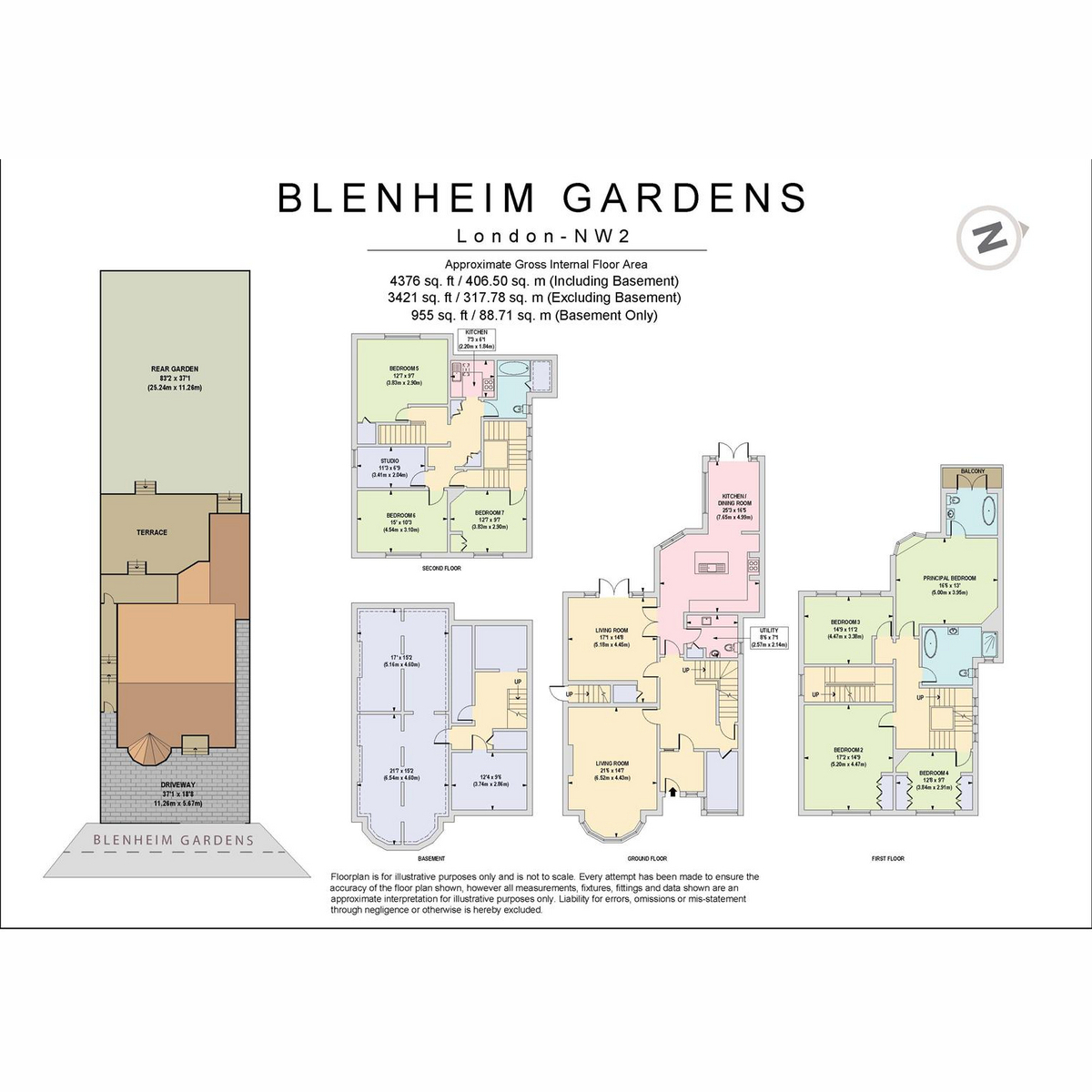 28, Blenheim Gardens, London floorplan