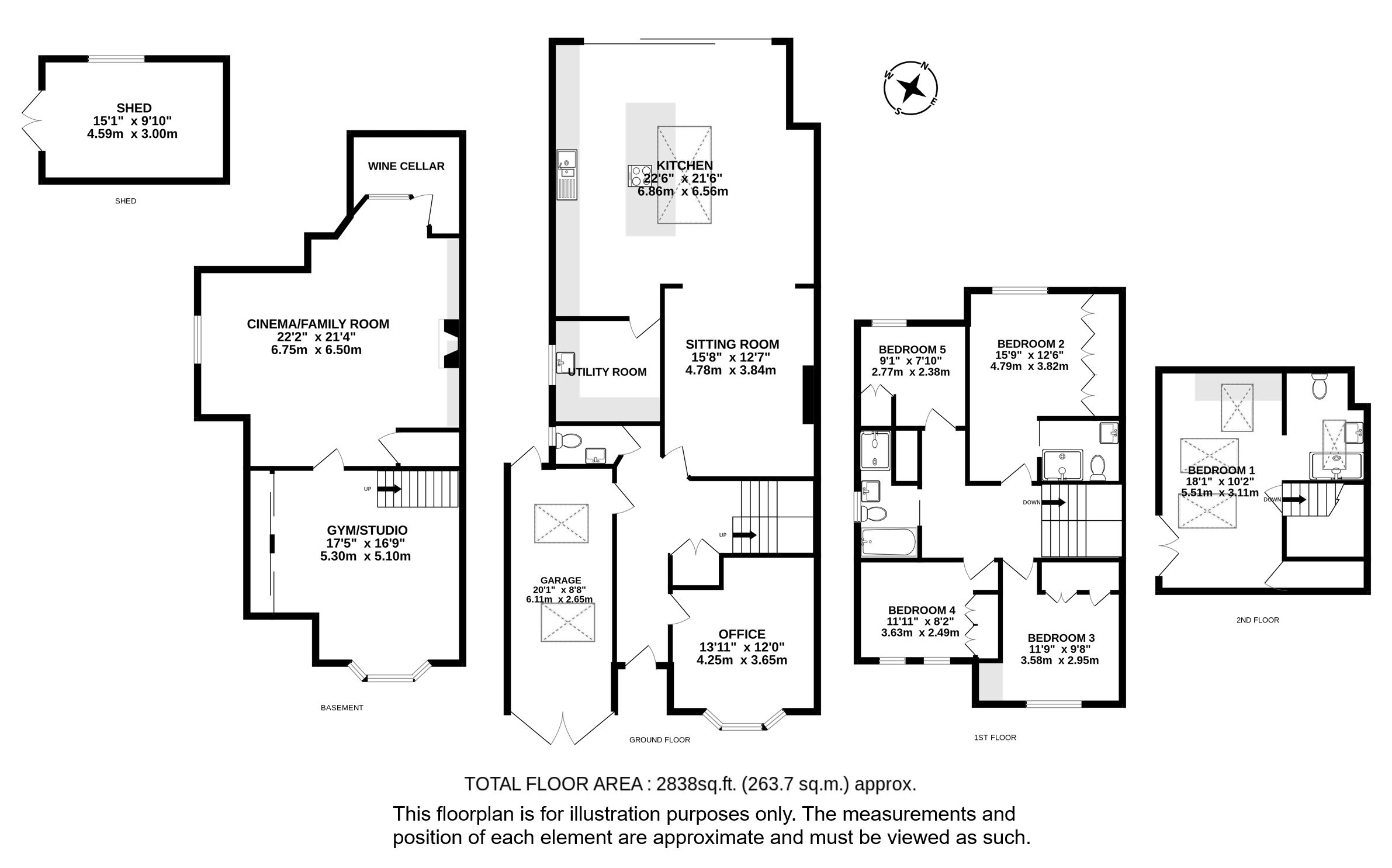 47, West Way, Harpenden floorplan