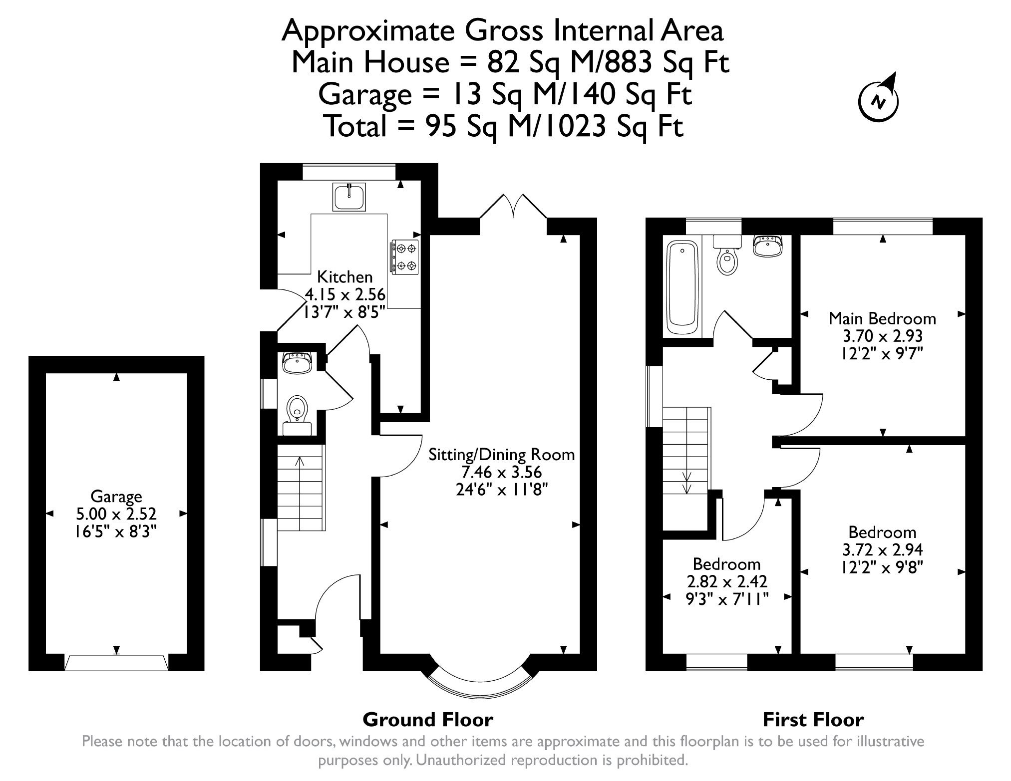 12, Tudor Drive, Chepstow floorplan