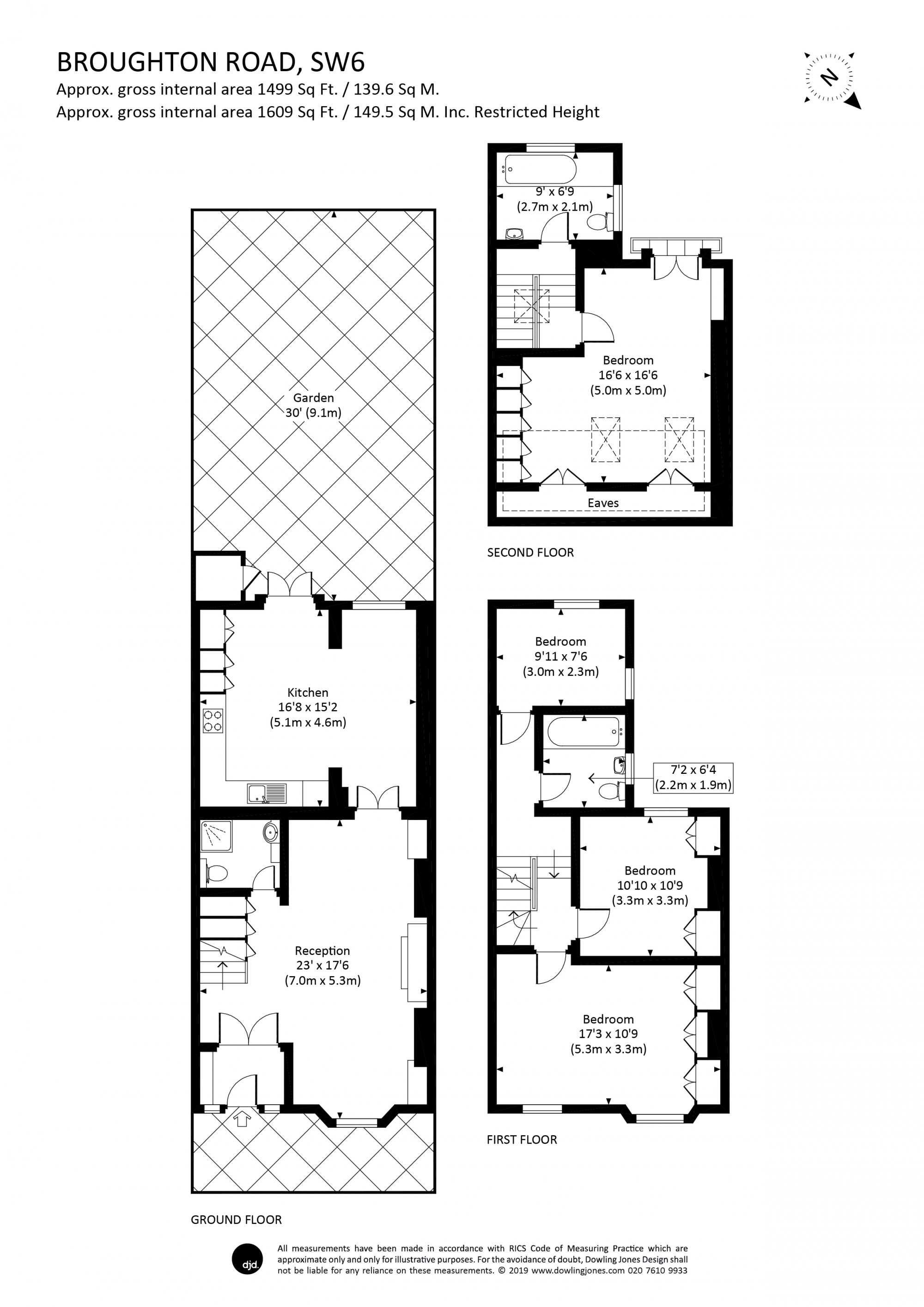 4 Bedrooms Terraced house to rent in Broughton Road, London SW6