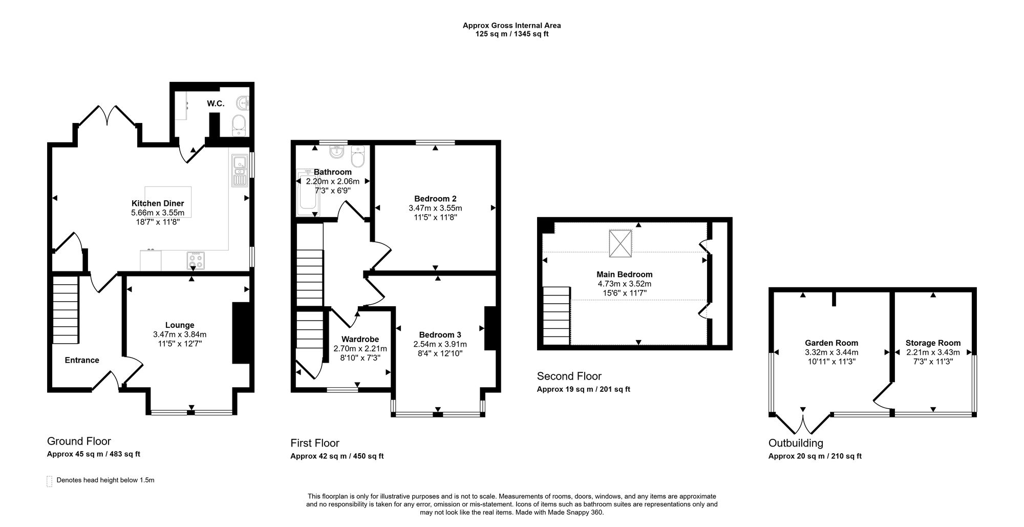 43 Kenyon Road, Wigan floorplan