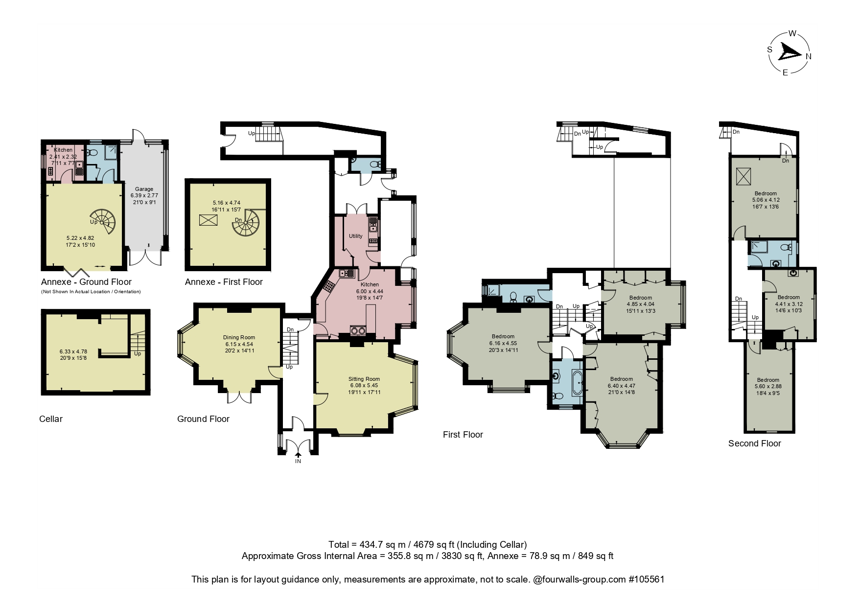 Redlands Bank House,, Horsham Road, Dorking floorplan