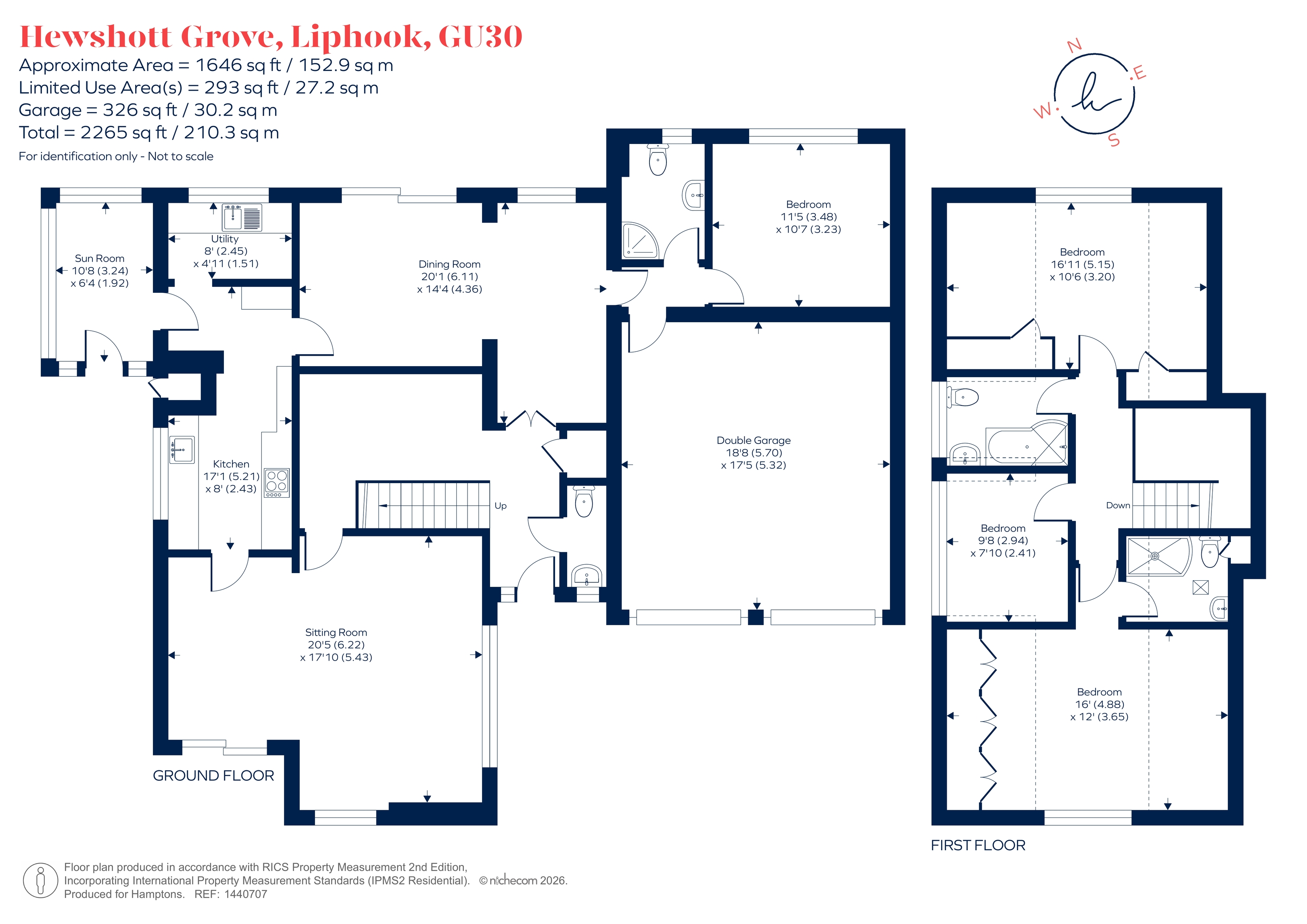 5, Hewshott Grove, Liphook floorplan