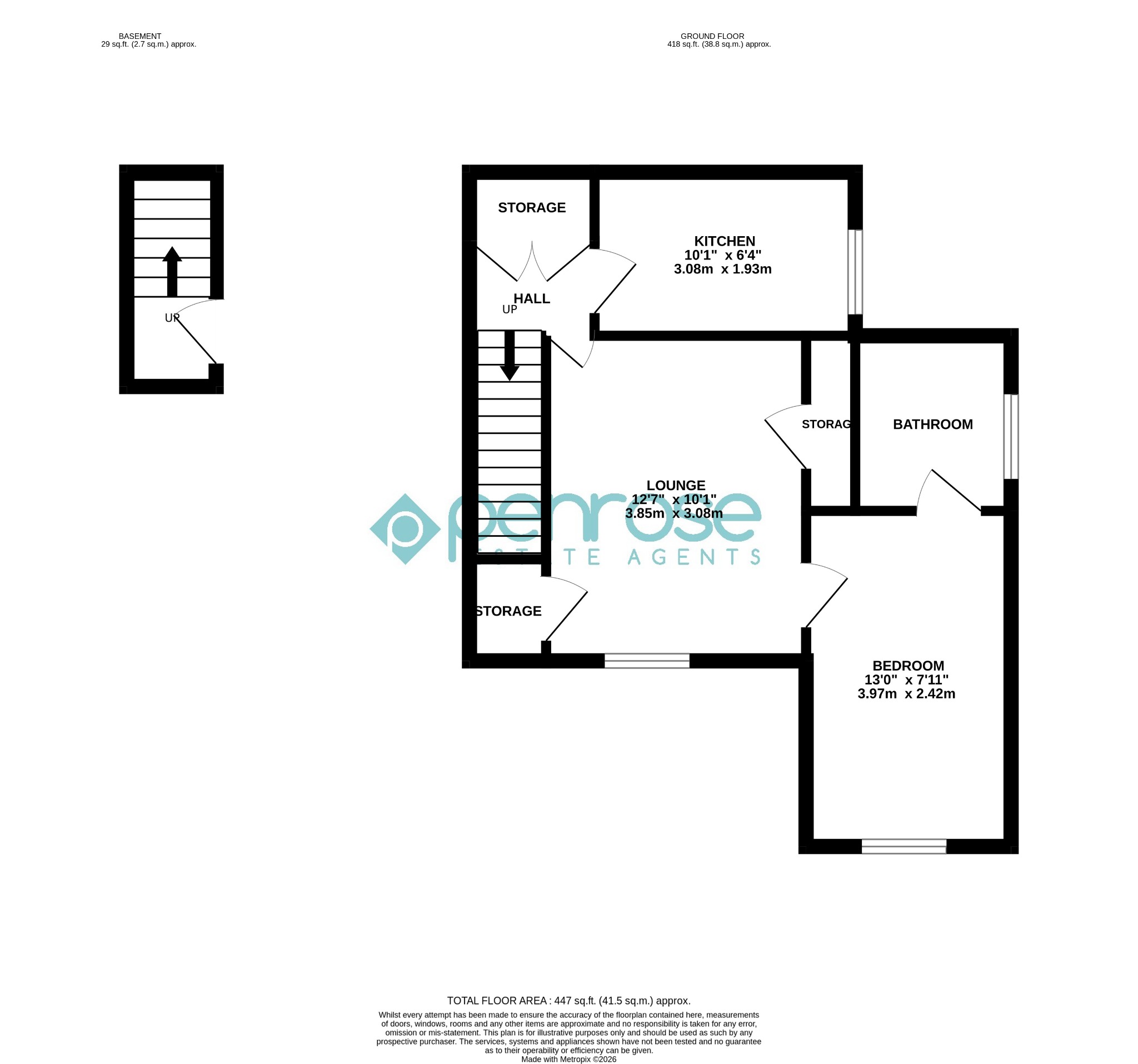 7 Carolyn Court, Trinity Road, Bedfordshire floorplan