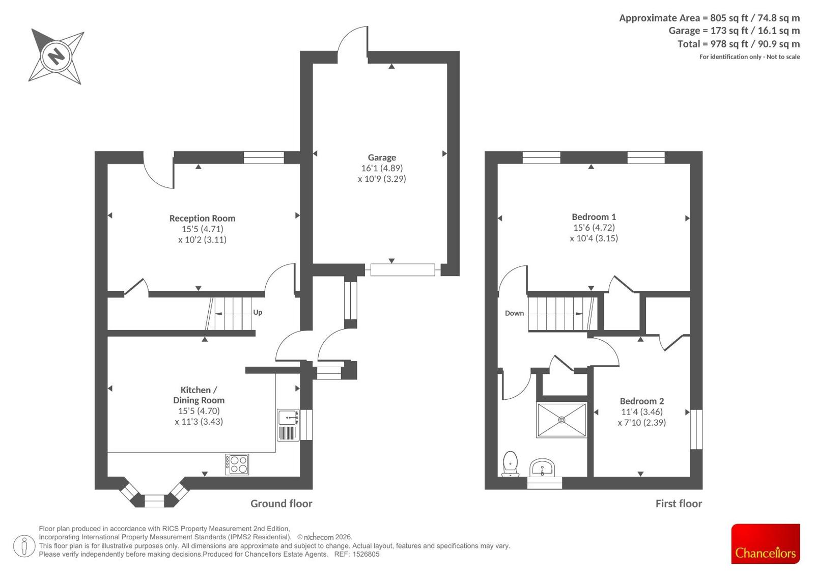Warren Close, Hereford floorplan