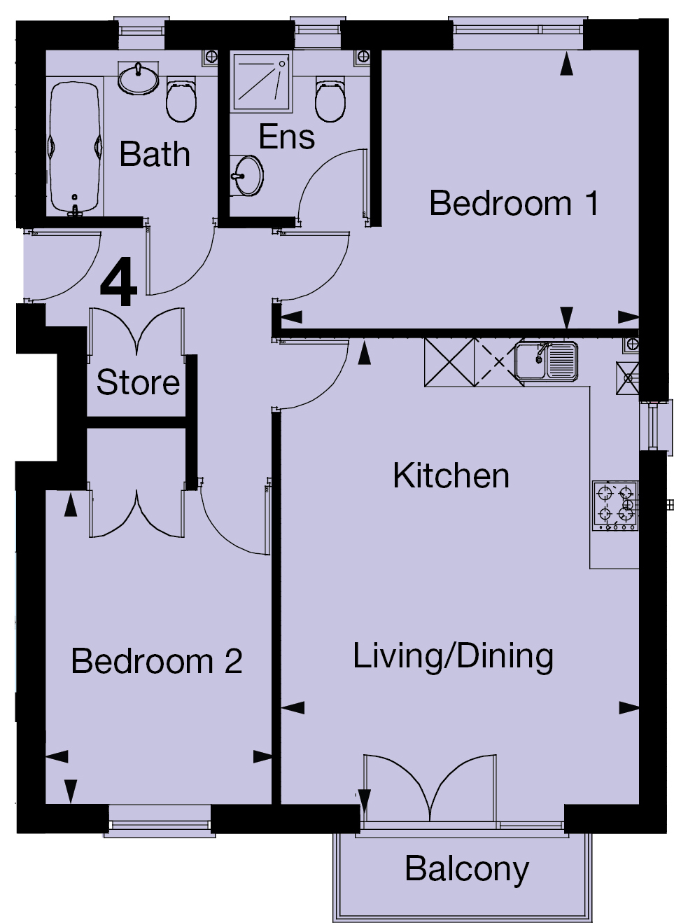 2 Bedrooms Flat for sale in New North Road, Hainault, Ilford IG6