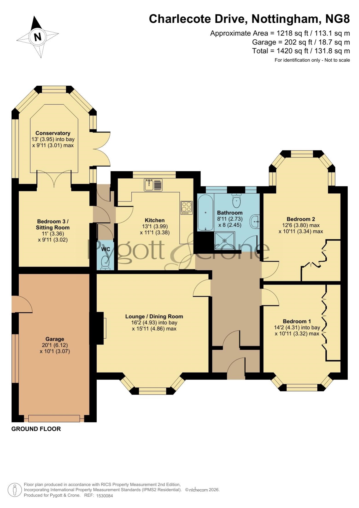 Charlecote Drive, Nottingham floorplan