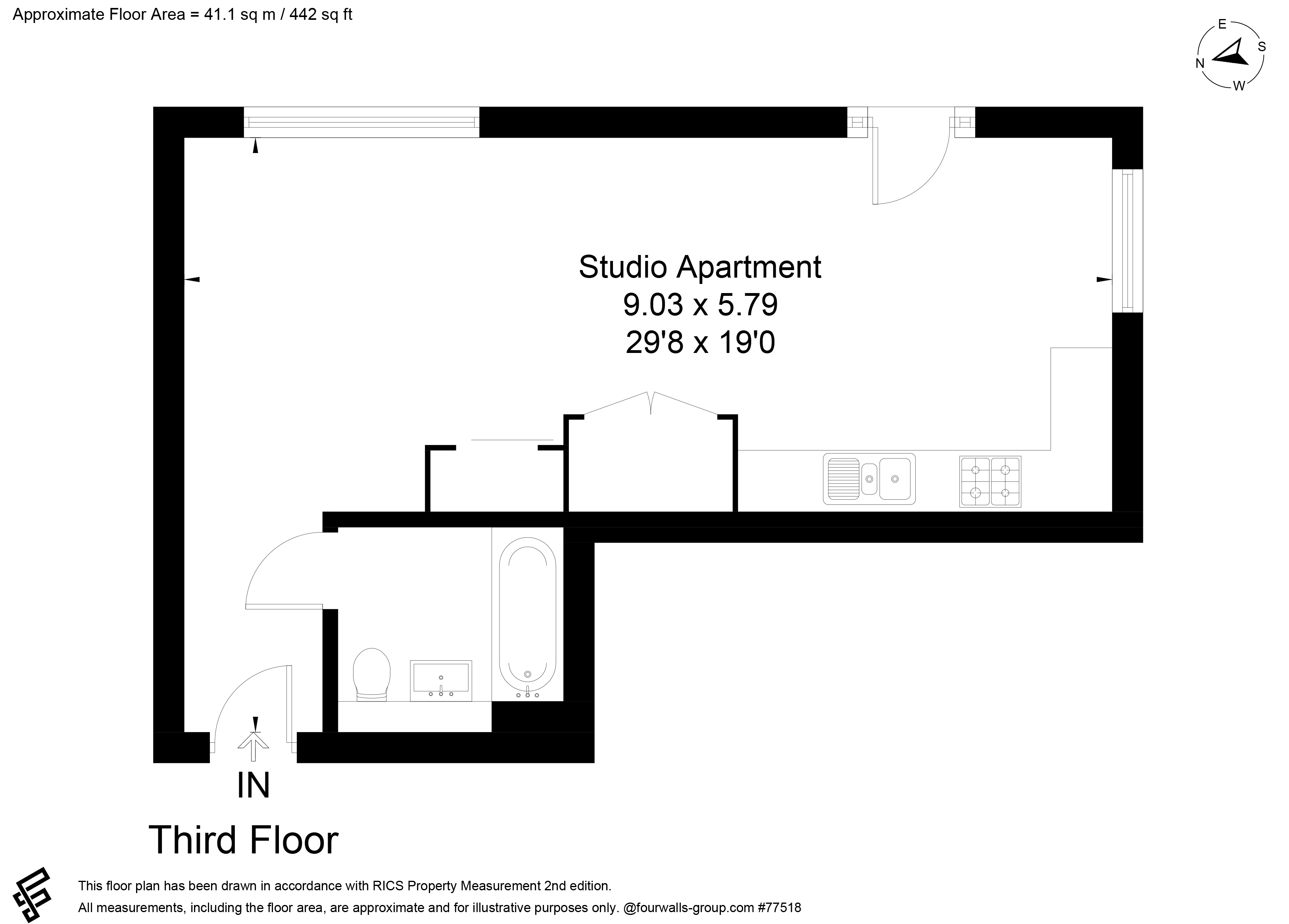 Brighton and Hove, Brighton floorplan