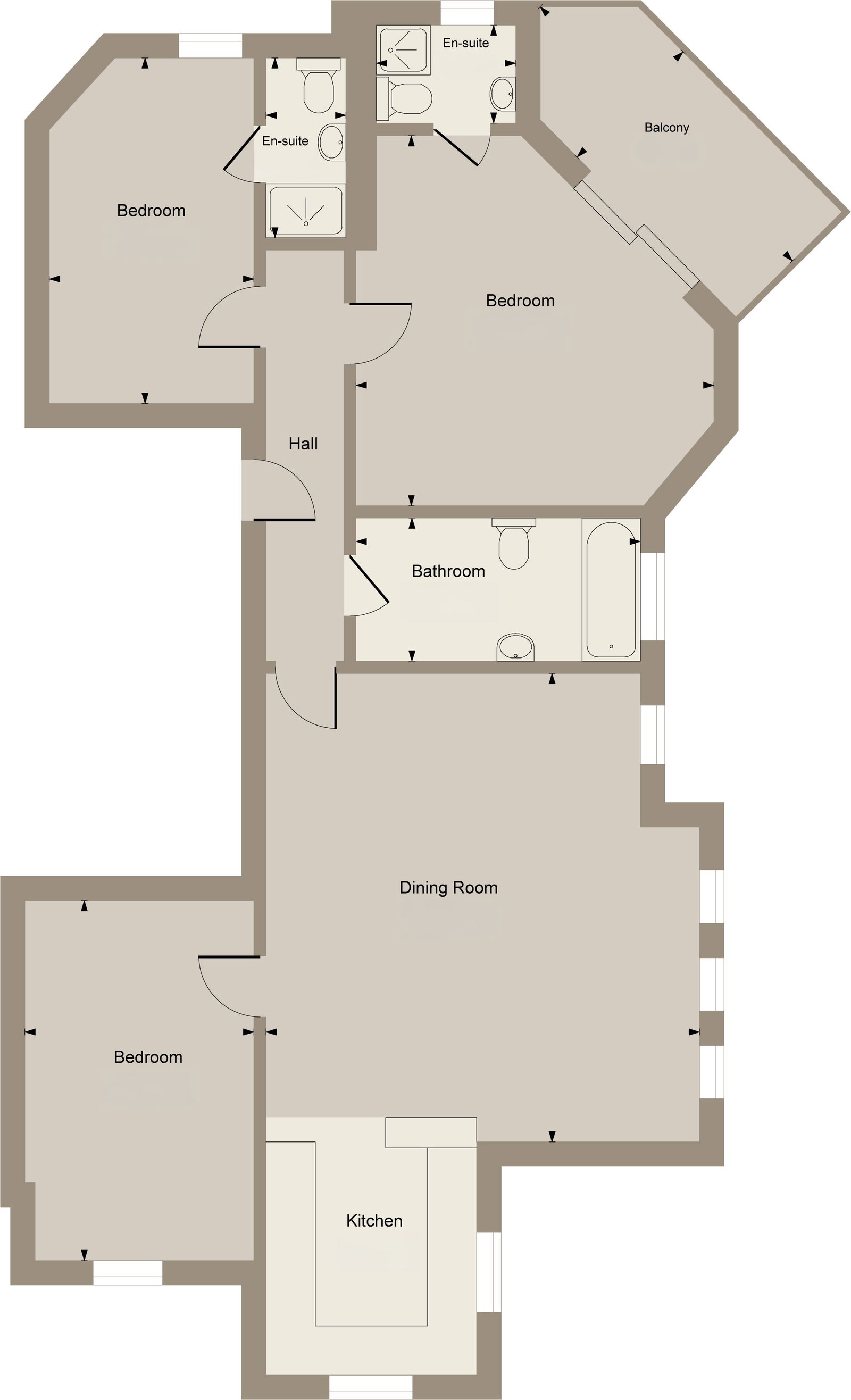 21,Apartment 7 Sandwarren, Victoria Road, Formby floorplan