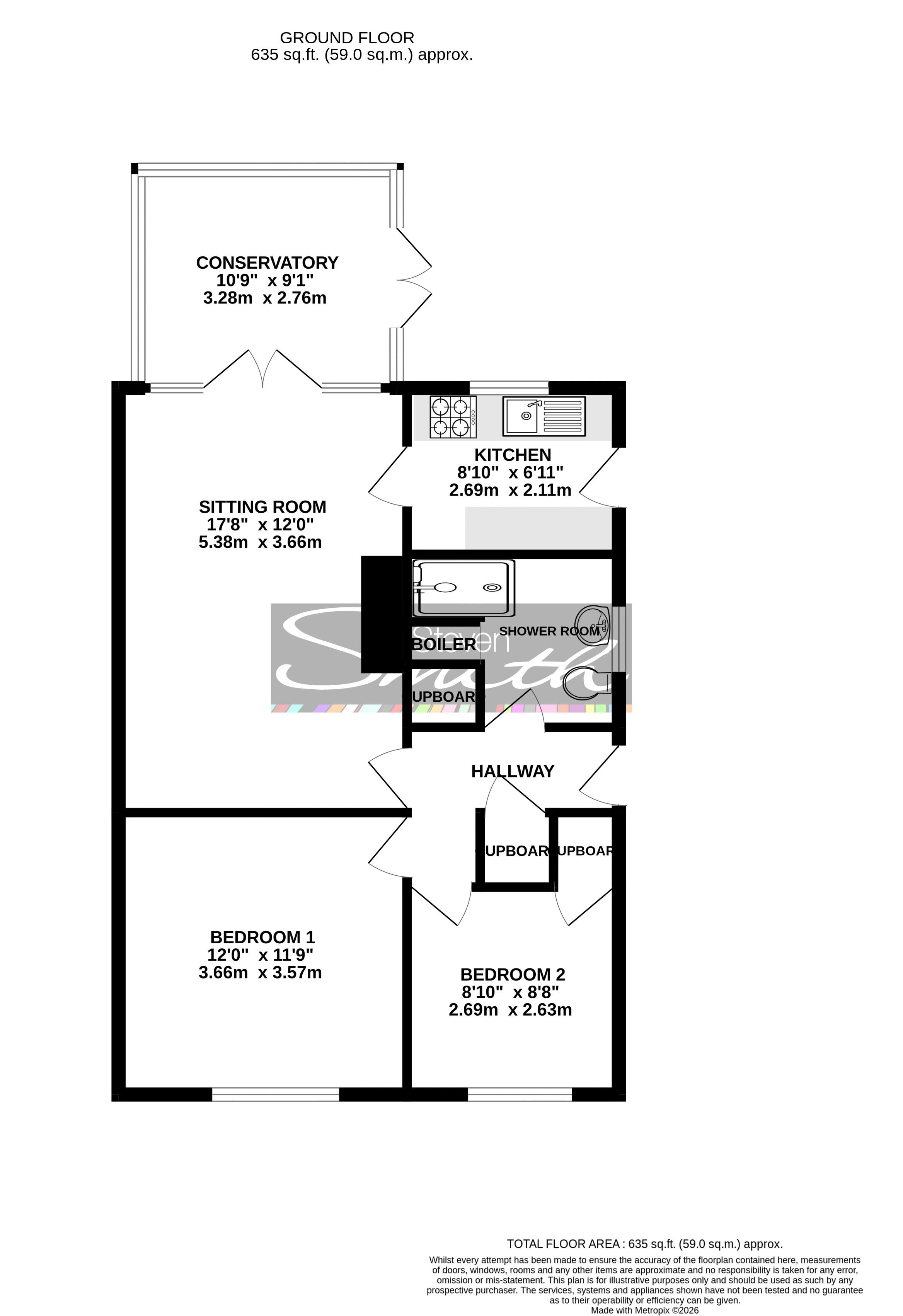 81, Kingston Avenue, Clevedon floorplan