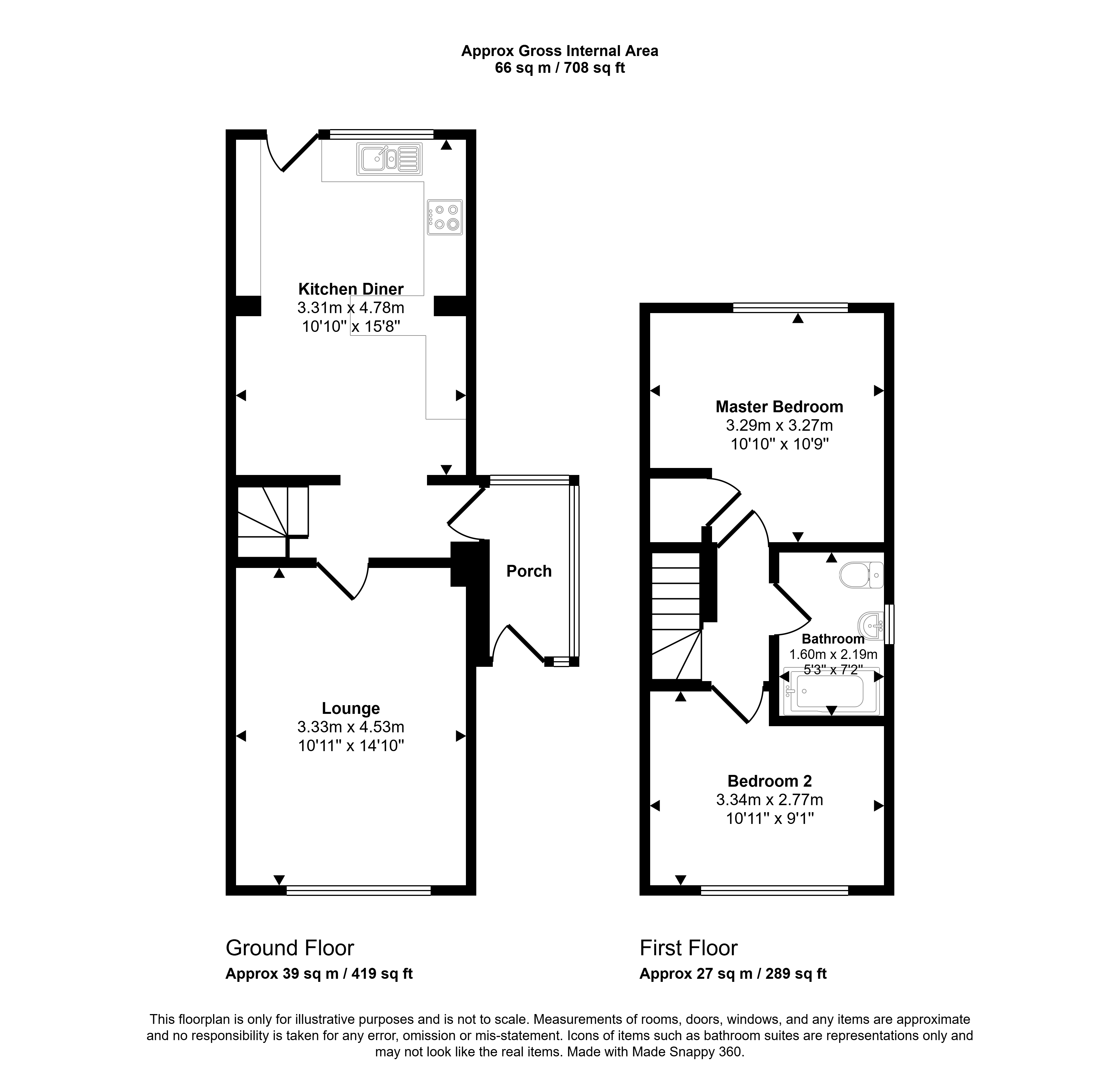 11, Follingsby Drive, Gateshead floorplan