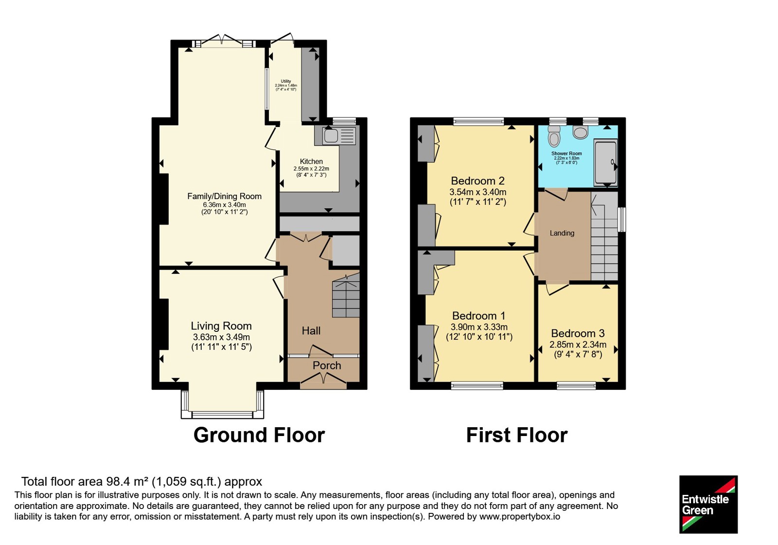 44, Burdett Road, Merseyside floorplan