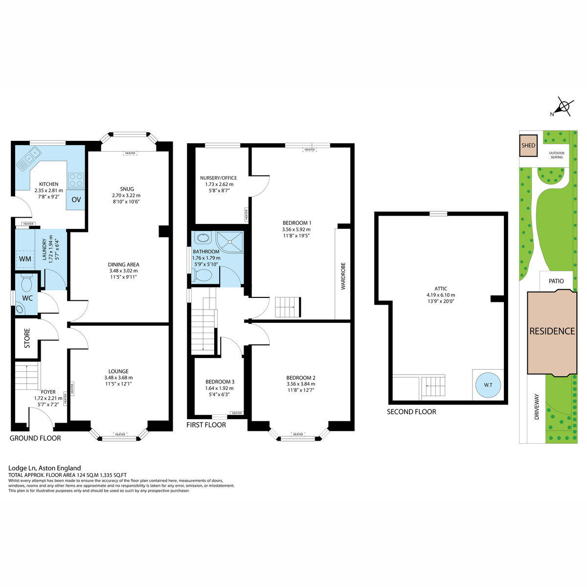 Lodge Lane, Sheffield floorplan