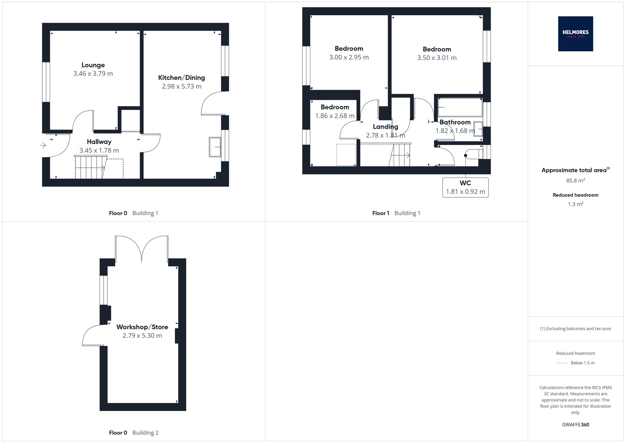 85 Sunnymead, Crediton floorplan