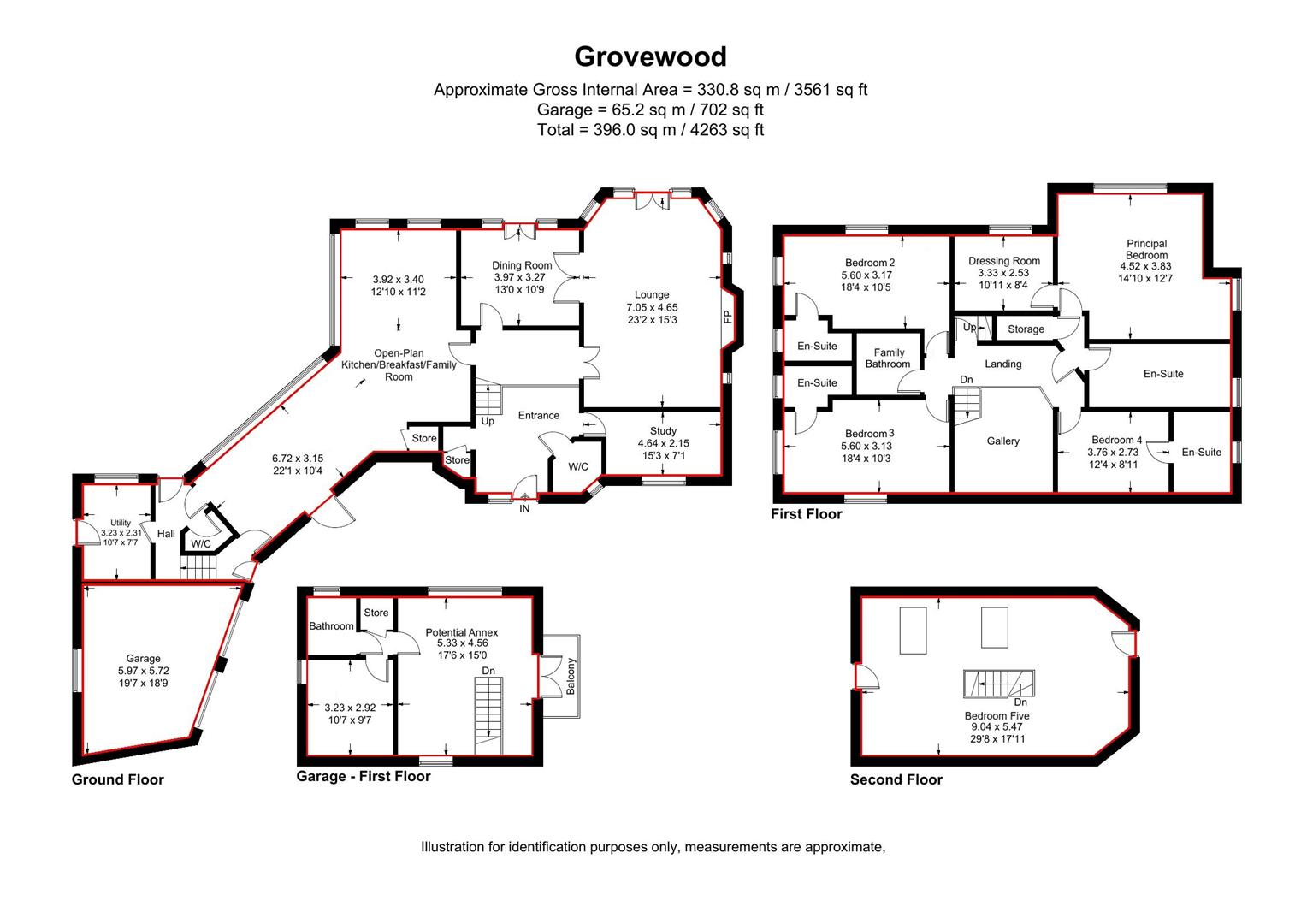 Grovewood, Groves Avenue, Swansea floorplan