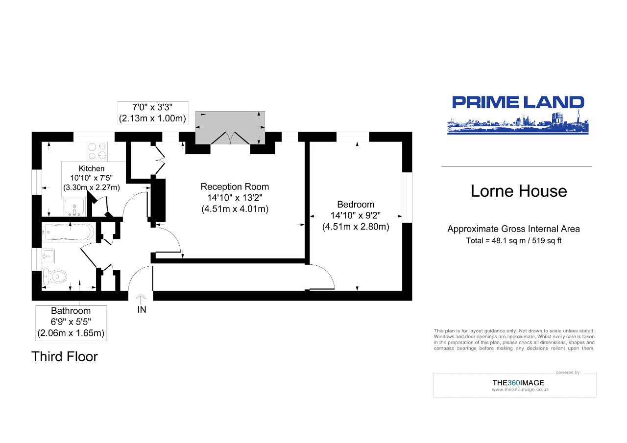 17 Lorne House, Ben Jonson Road, London floorplan