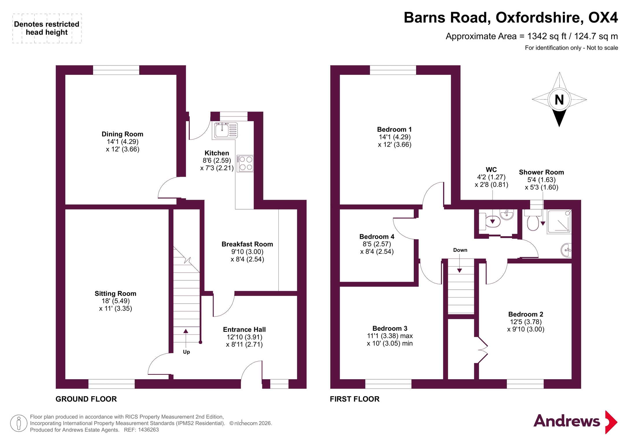 1, Barns Road, Oxfordshire floorplan