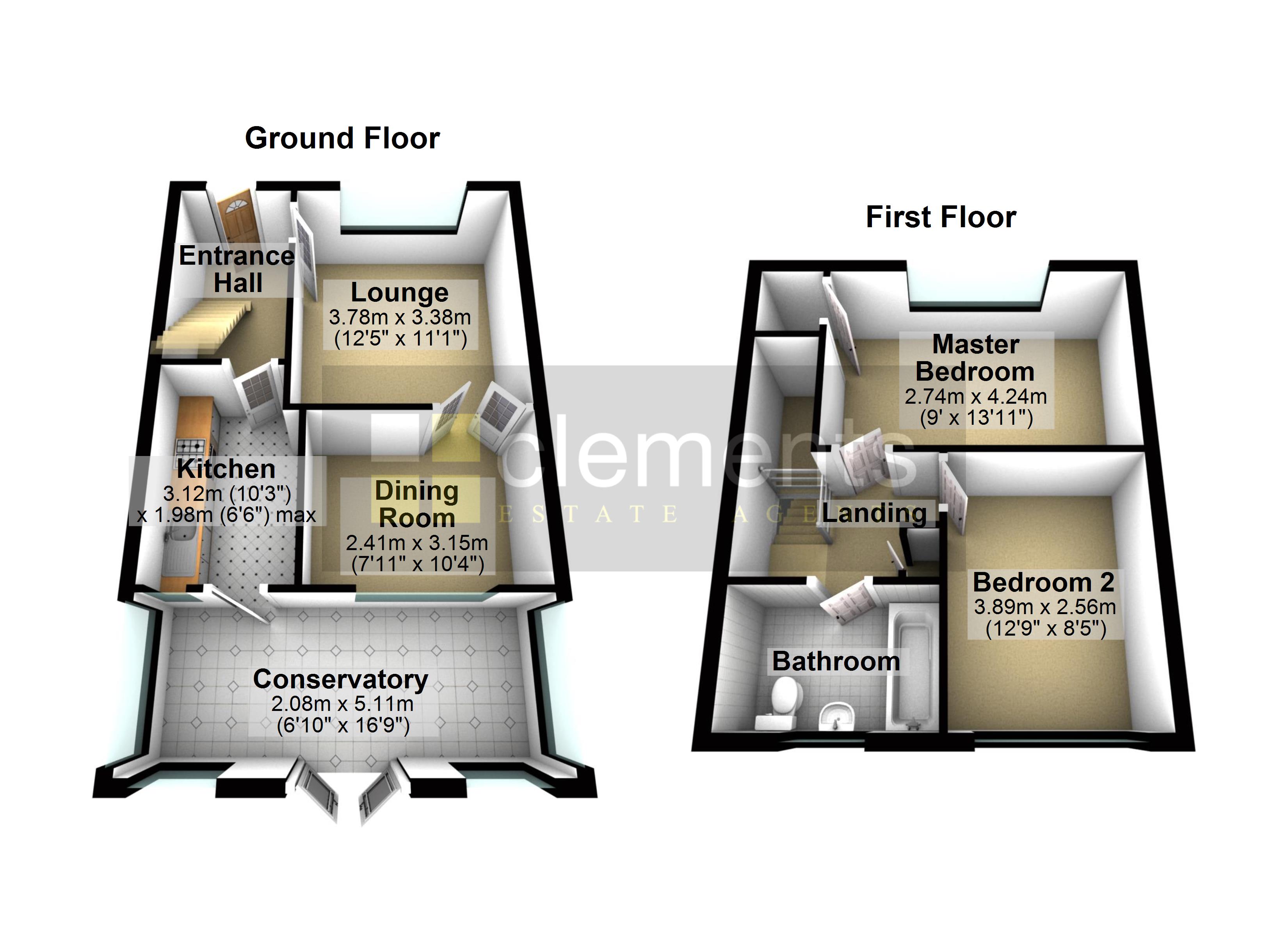 2 Bedrooms Terraced house for sale in Belsize Close, Hemel Hempstead HP3