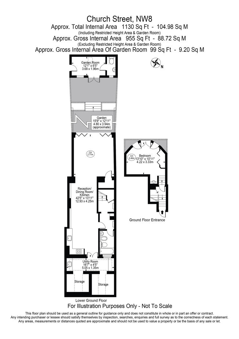 28A, Church Street, London floorplan