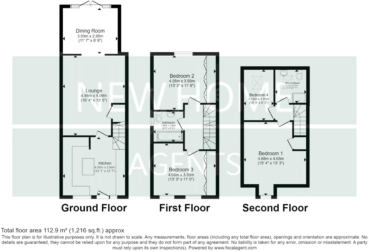 62, Abbeylea Drive, Bolton floorplan