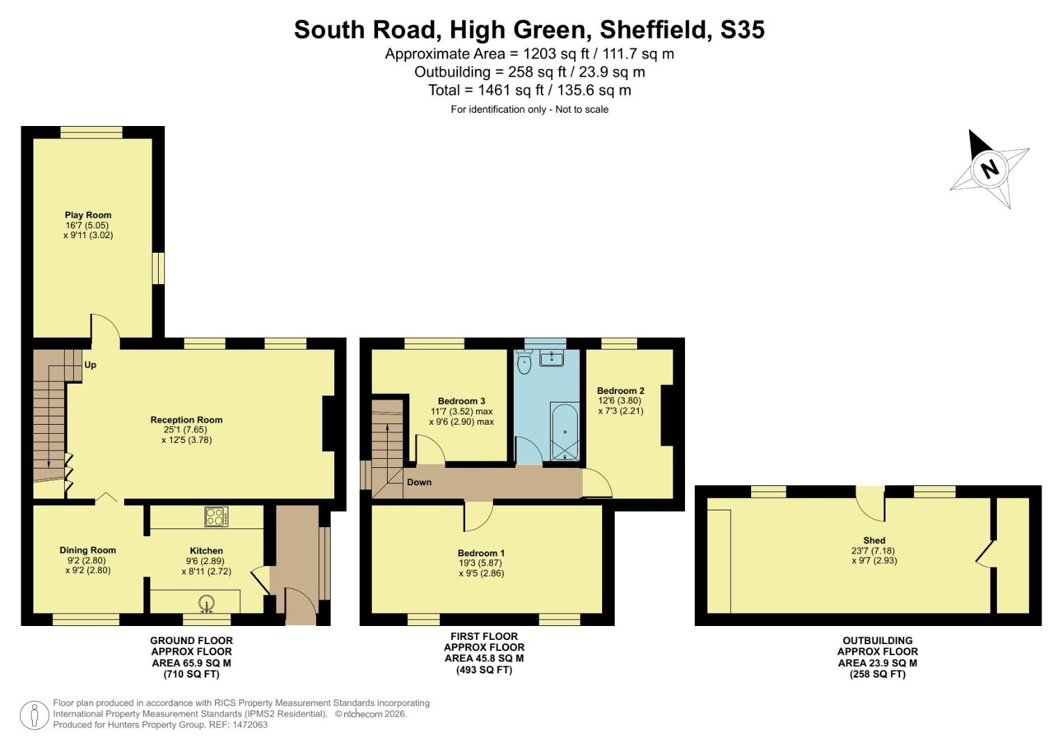 34, South Road, Sheffield floorplan