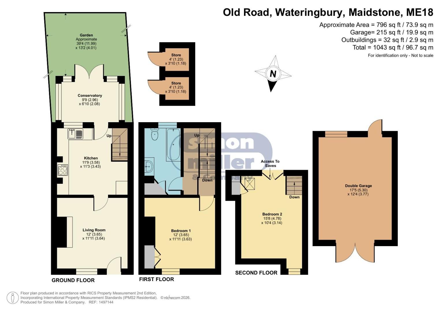 316, Old Road, Maidstone floorplan